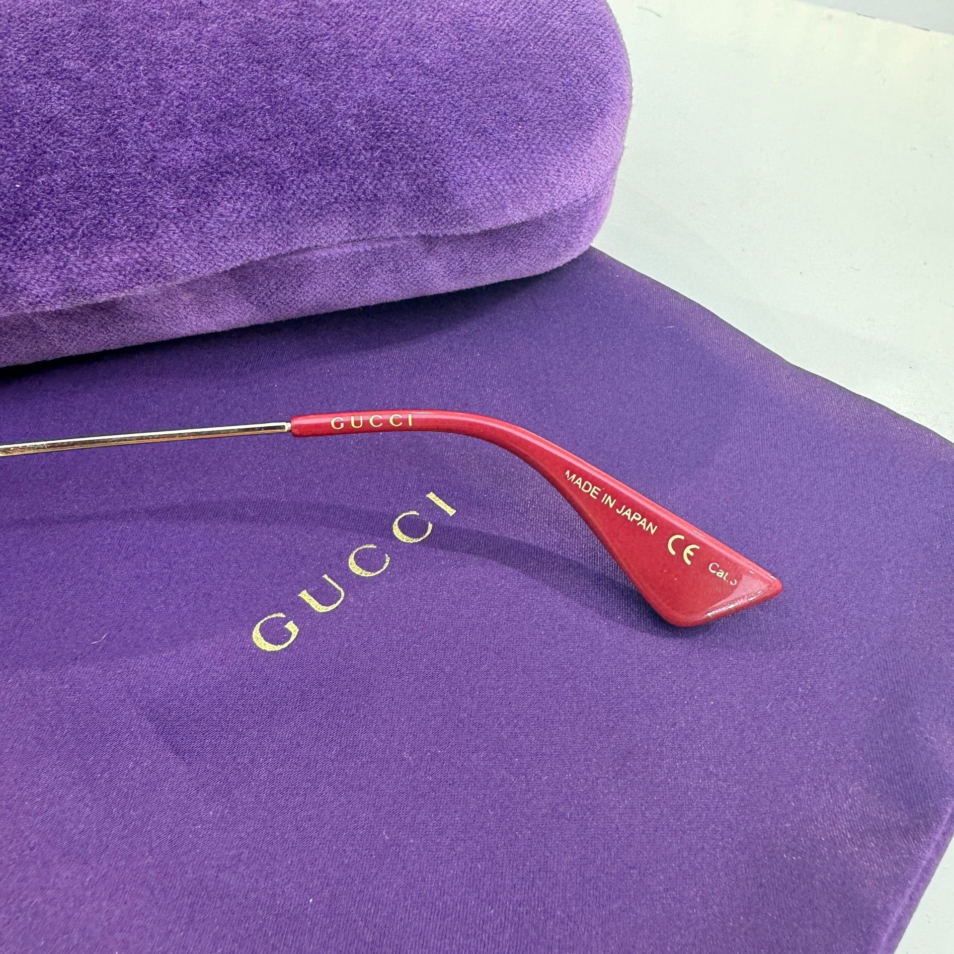 Gucci Gucci Gucci pilot little bee red and green legs Ni Ni same Size ONE SIZE - 9 Thumbnail
