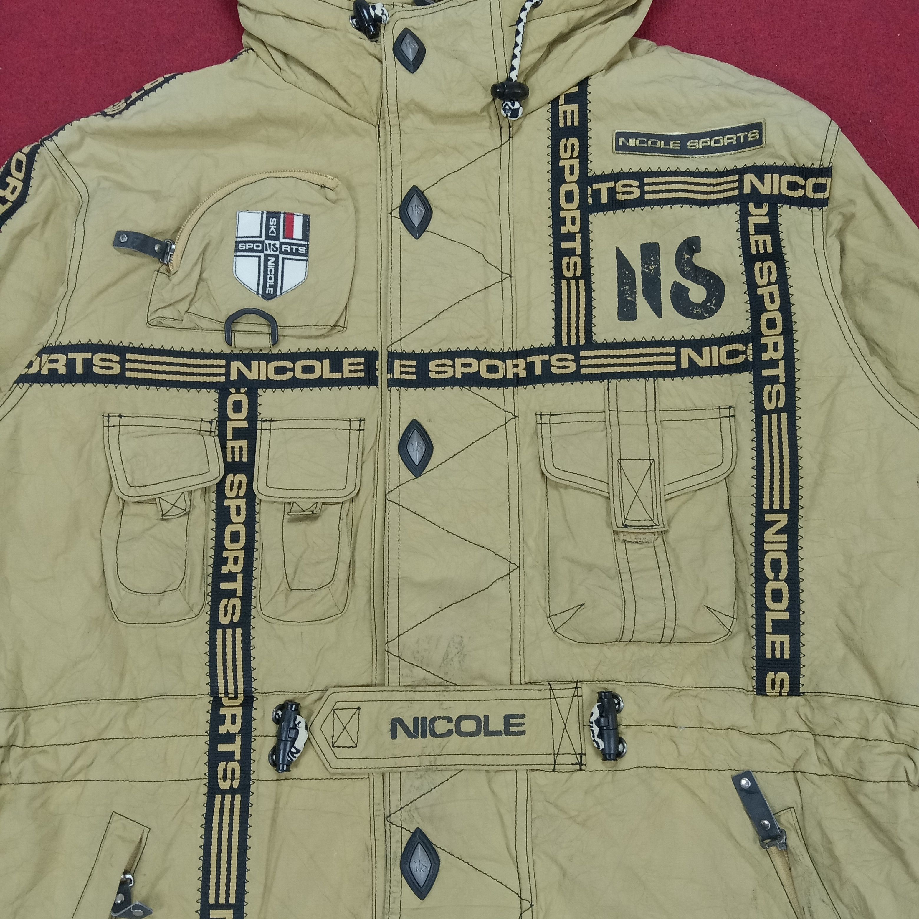 Nicole Miller × Vintage Nicole Sports Ski Team Jacket Sportwear Style Size US XL / EU 56 / 4 - 2 Thumbnail