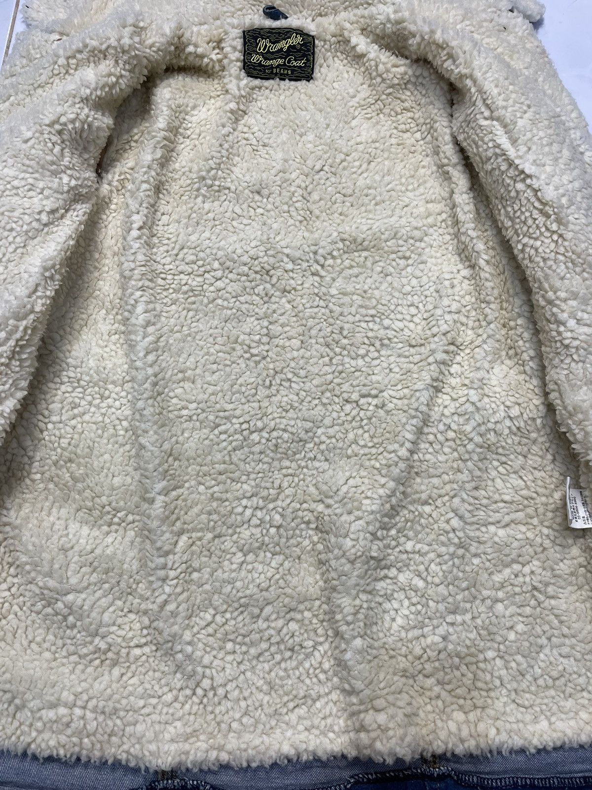 Japanese Brand Vintage Wrangler Japan Sherpa Denim Jacket Size US M / EU 48-50 / 2 - 3 Thumbnail