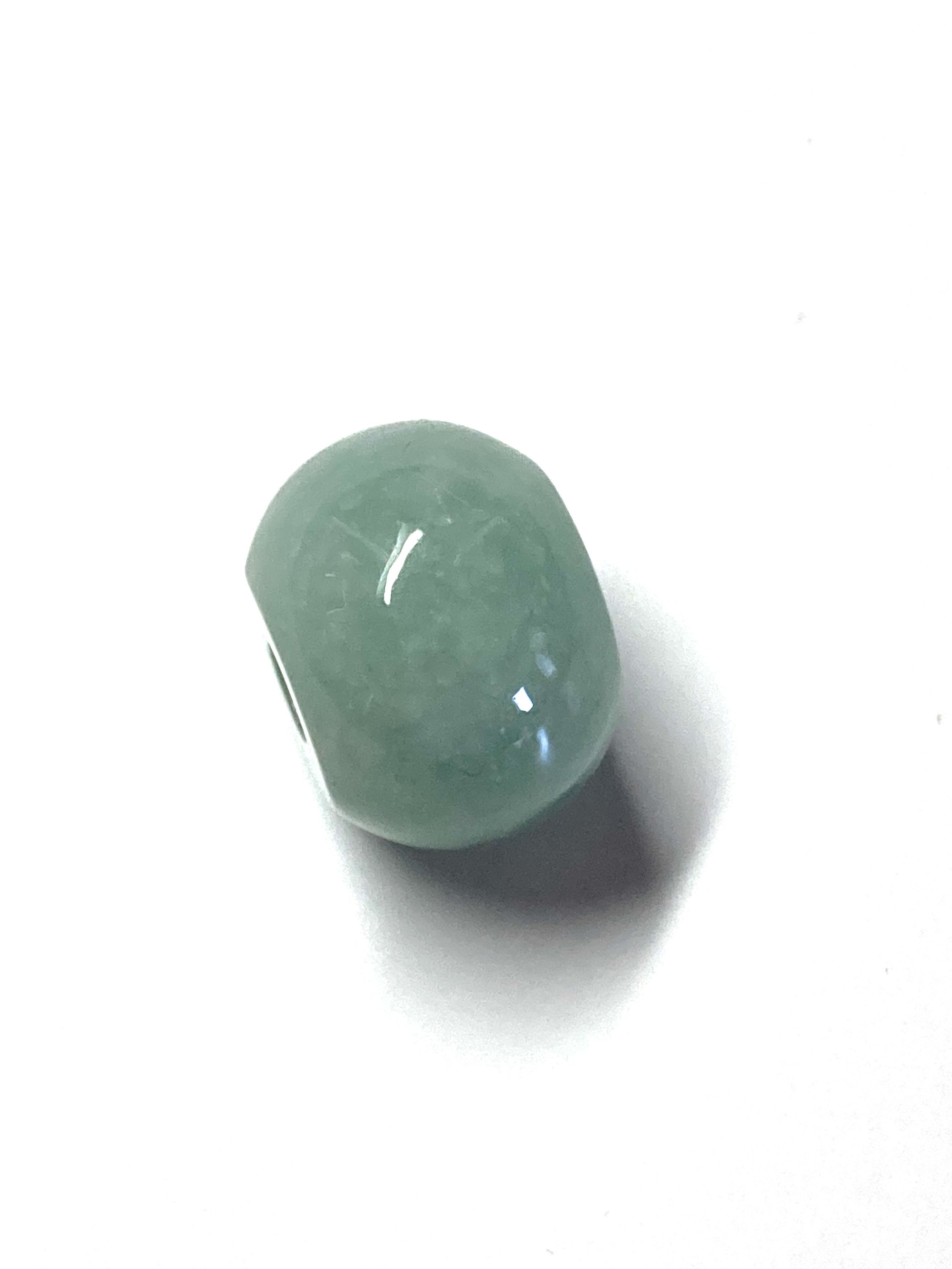 Other 60010 Certified Jadeite jade Green Circle 17mm Bead pendant Size ONE SIZE - 2 Thumbnail