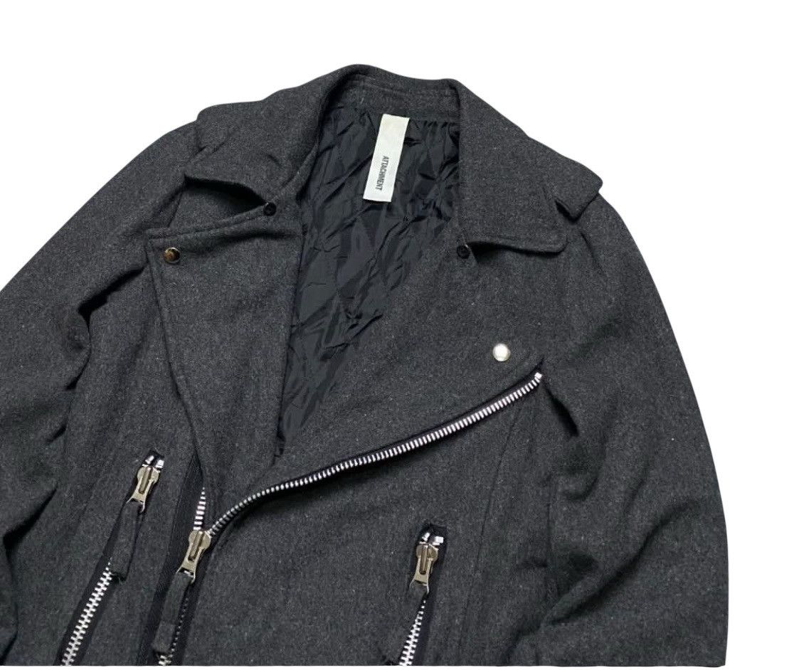 Isamu Katayama Backlash Attachment bikers wool jacket Size US M / EU 48-50 / 2 - 4 Thumbnail