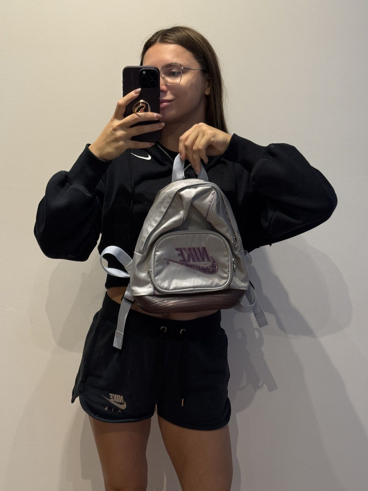 Vintage Vintage Y2K Nike Multi pocket Backpack Size ONE SIZE - 6 Thumbnail