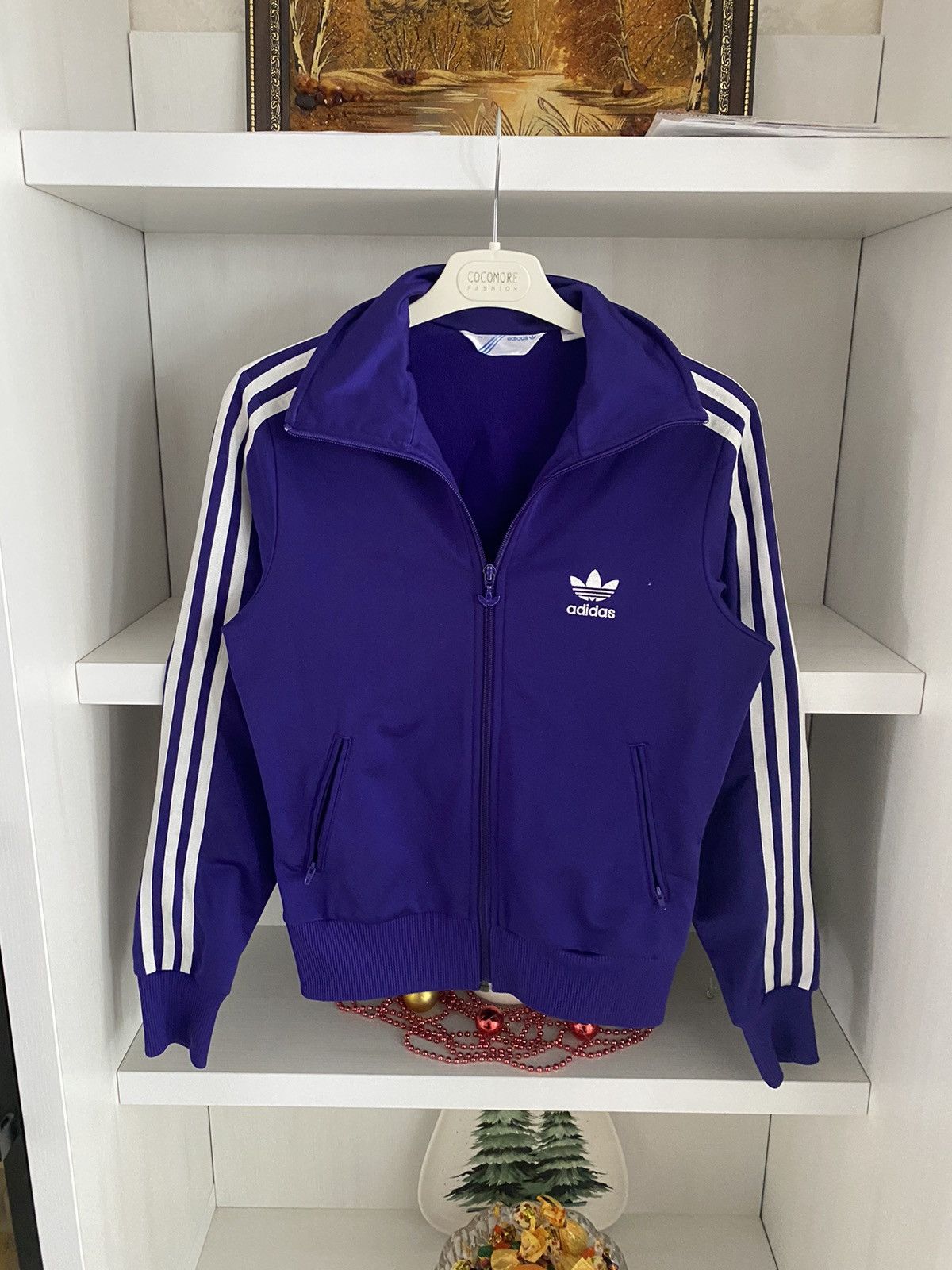 Adidas Vintage Adidas Zip Hoodie Japanese Avant-Garde Y2K Big Logo Size US S / EU 44-46 / 1 - 2 Thumbnail