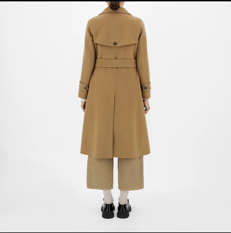 Max Mara Max Mara Double-breasted wool coat with buckle belt Size S / US 4 / IT 40 - 7 Thumbnail