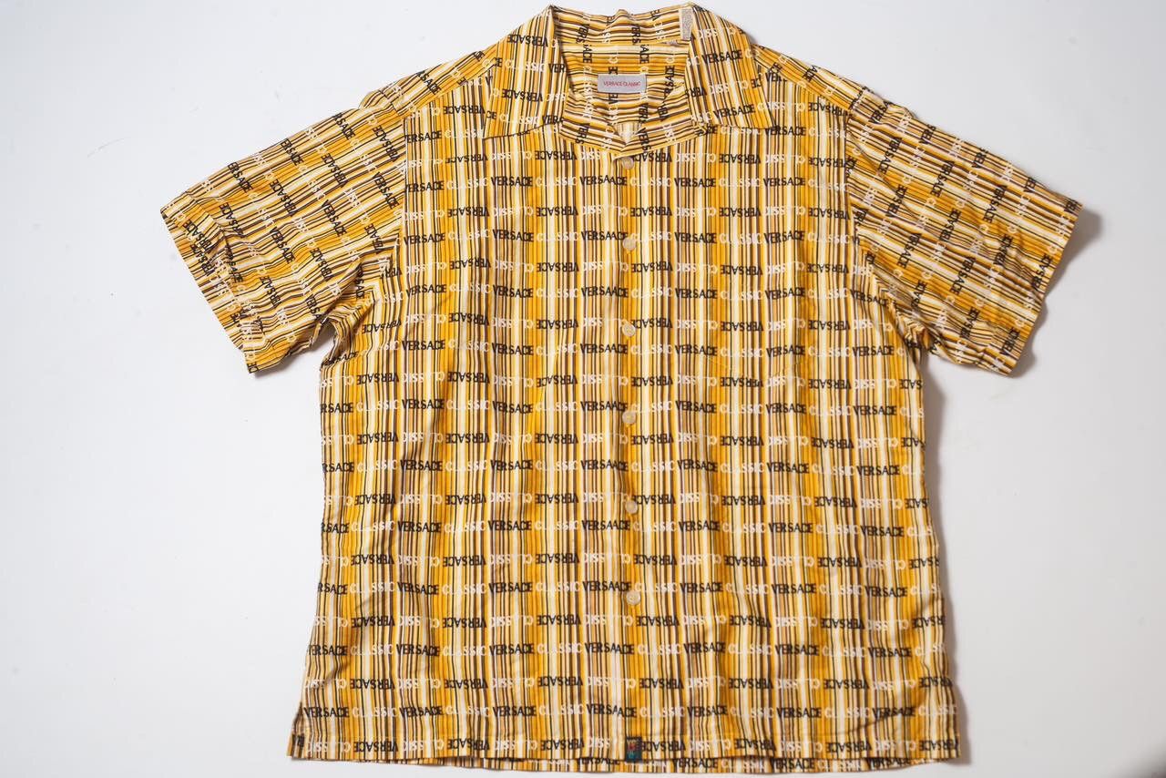 Versace versace printed monogram shirt Size US XL / EU 56 / 4 - 1 Thumbnail