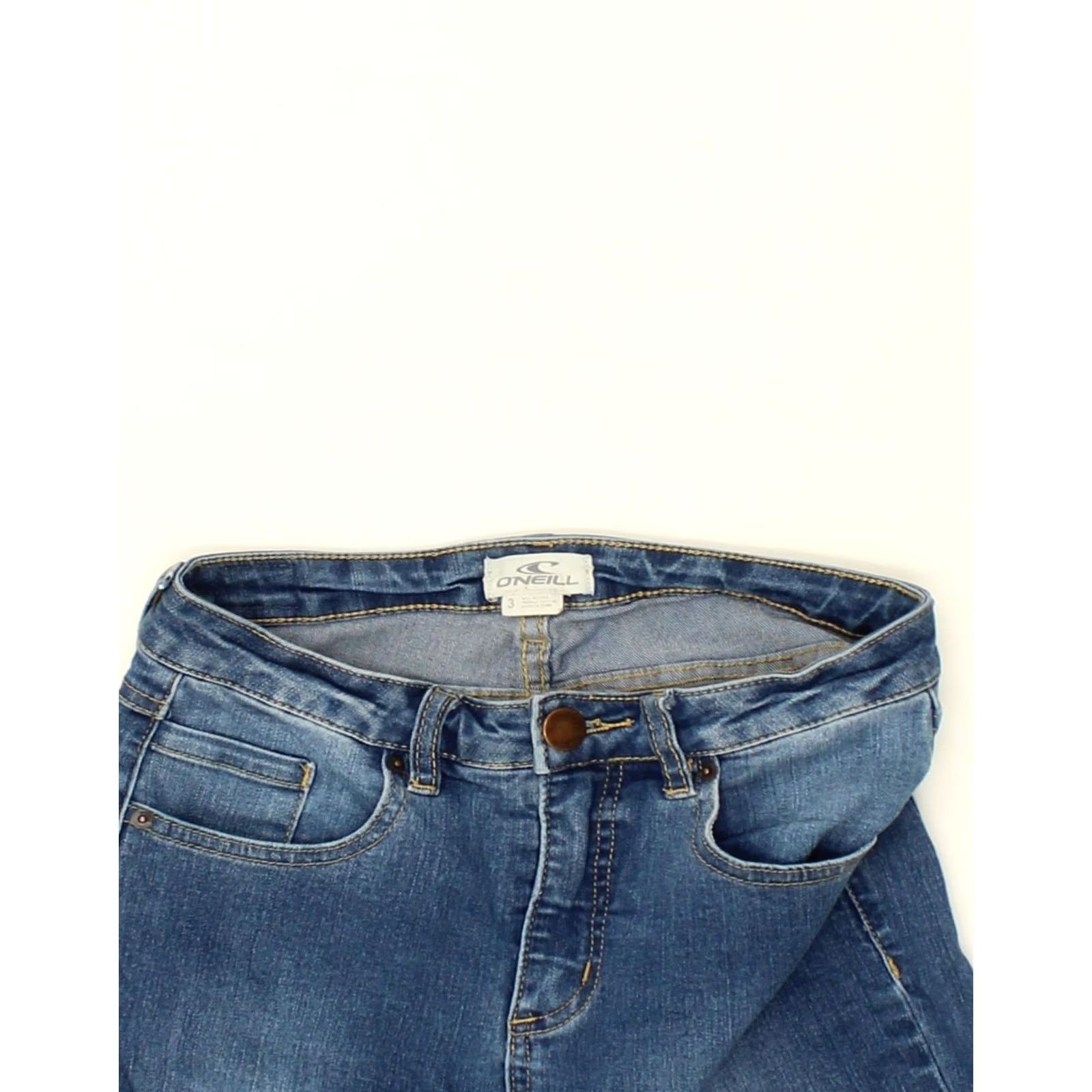 O'Neill ONEIL Womens Slim Jeans XS W25 L28 Blue Cotton US 3 Size 26" / US 2 / IT 38 - 3 Thumbnail