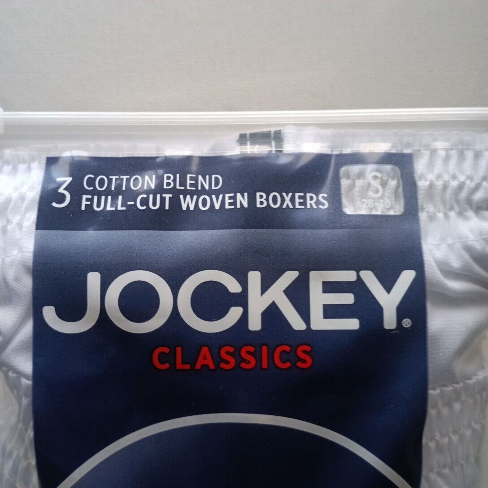Jockey Jockey Classics Fit Full Cut Boxers 3 Pack Men S 28-30 White Size 28 - 2 Thumbnail