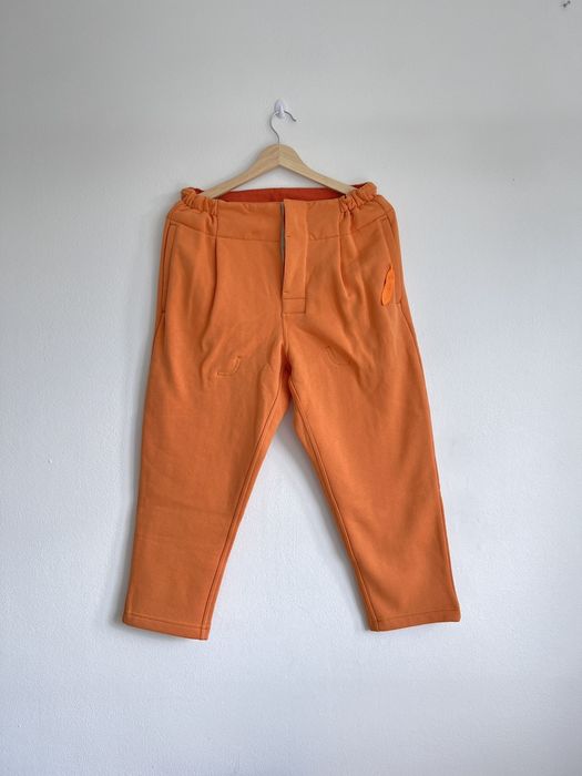 Facetasm RIOT FACETASM orange joggers | Grailed