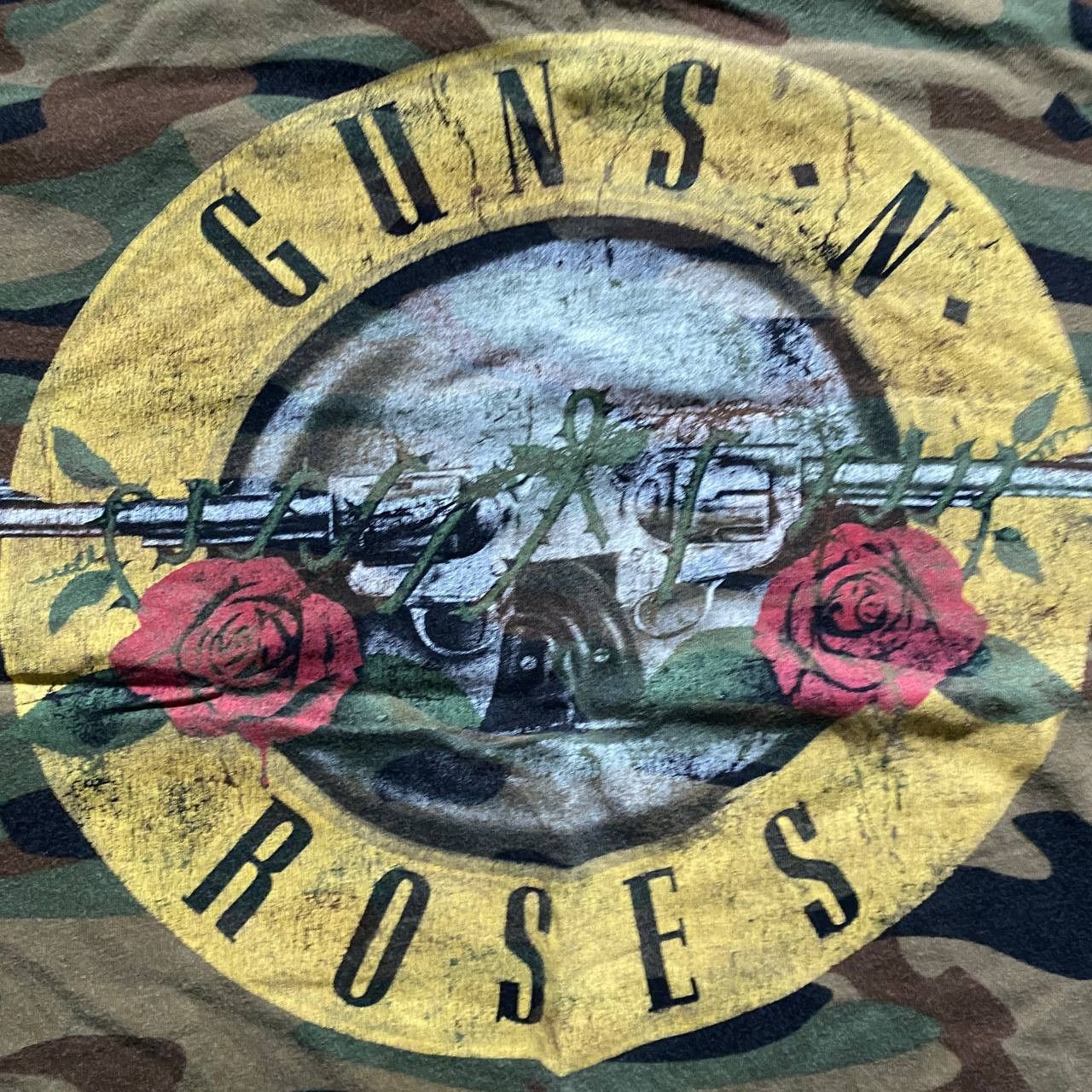 Band Tees × Vintage VINTAGE Y2K GUNS N ROSES AMAZING CAMO RARE BAND T SHIRT 193 Size US M / EU 48-50 / 2 - 2 Thumbnail