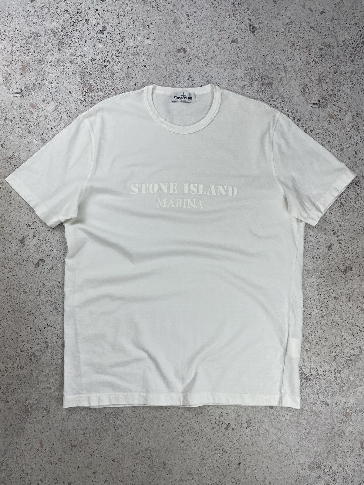 Stone Island Vintage Stone Island Marina Logo Tee T-Shirt | Grailed