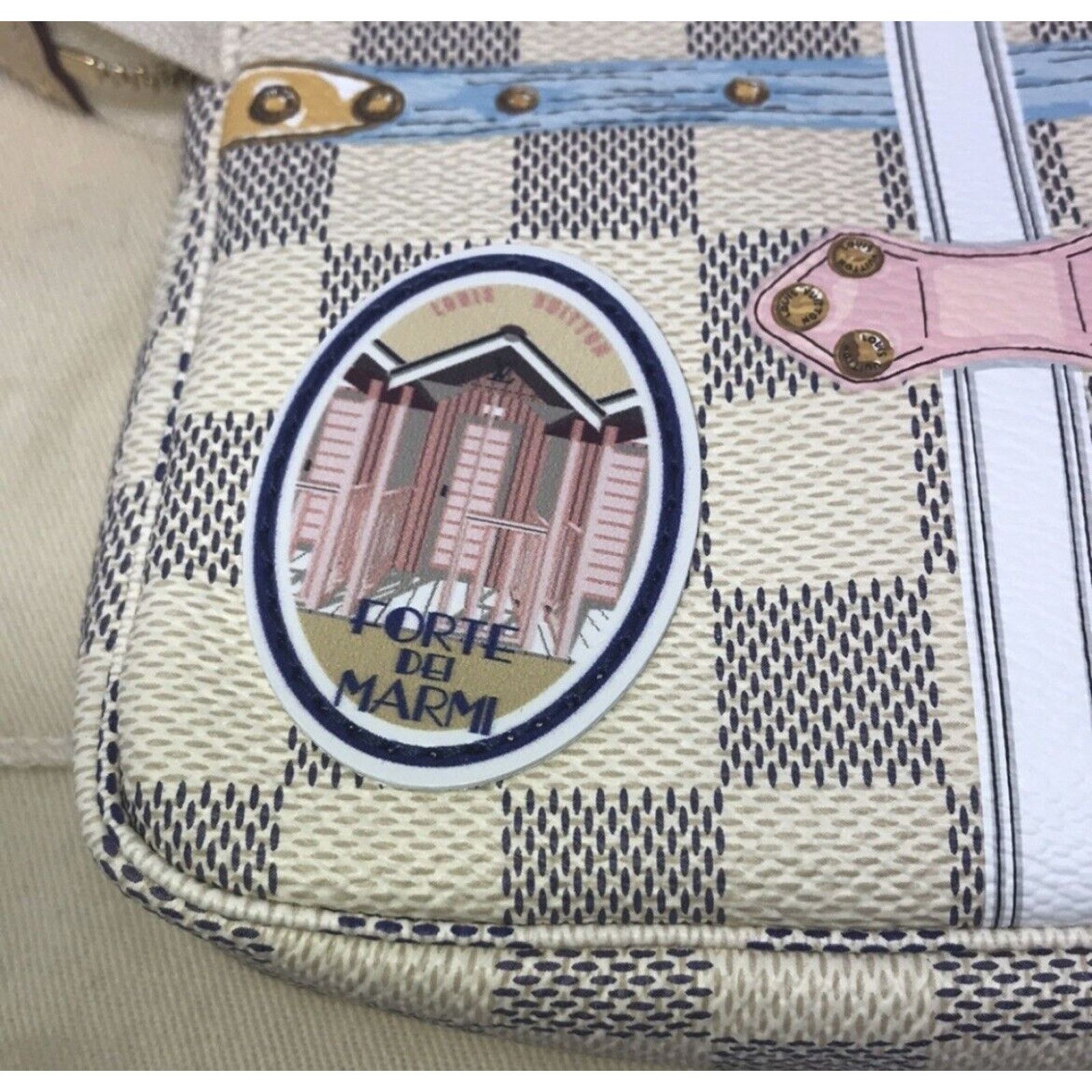 Louis Vuitton MINI POCHETTE LOUIS VUITTON FORTE DE MARMI LIMITED ED AZUR Size ONE SIZE - 10 Thumbnail