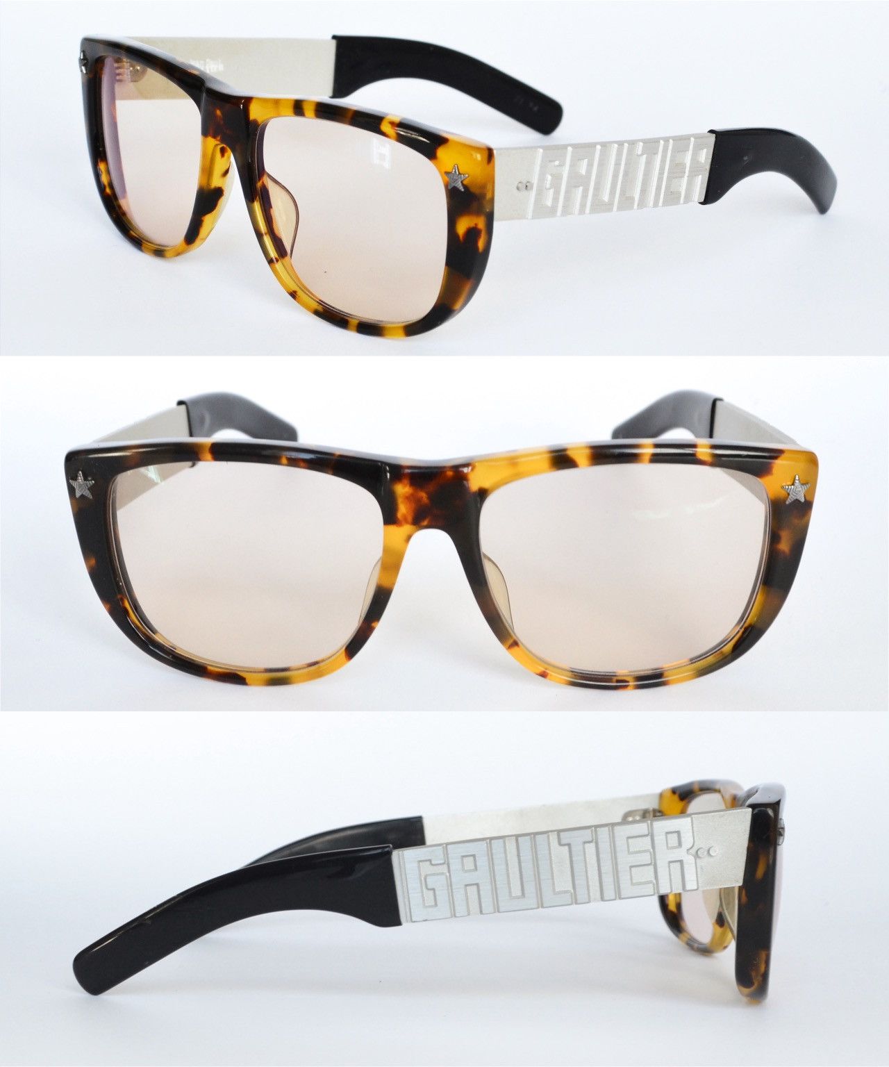 Jean Paul Gaultier Jean Paul Gaultier Sunglasses Logo Brown Glasses 56-8272 Size ONE SIZE - 18 Thumbnail
