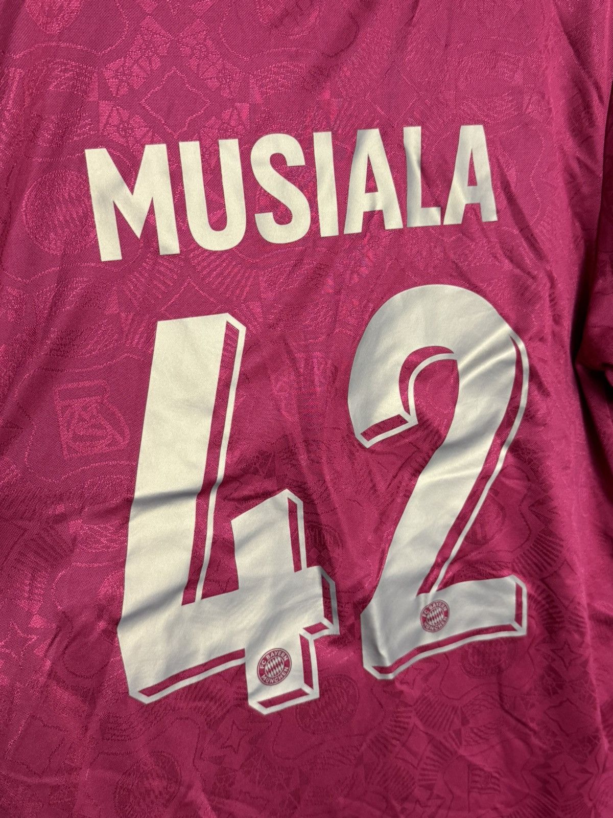 Adidas New Bayern Munchen Anniversary 125 Musiala Football Jersey Size L / US 10 / IT 46 - 3 Thumbnail