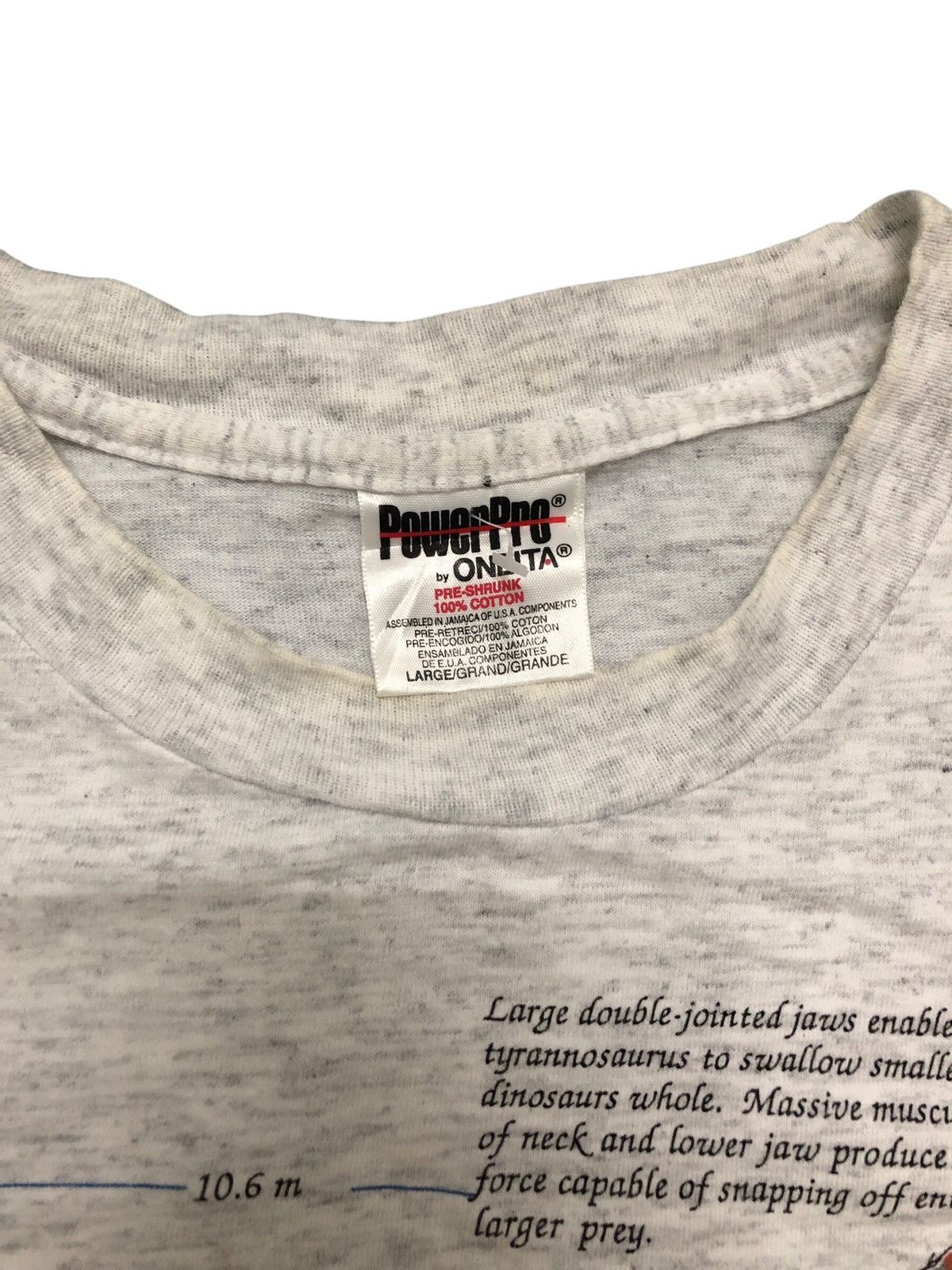 Japanese Brand × Vintage 🐲Men’s Vintage T-Shirt T-Rex Specification Size US L / EU 52-54 / 3 - 6 Thumbnail