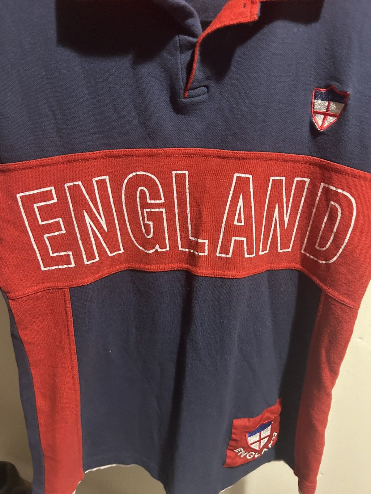 Polo Ralph Lauren × Rugby Ralph Lauren × Vintage England Rugby Shirt (Double Layered Size US L / EU 52-54 / 3 - 2 Thumbnail