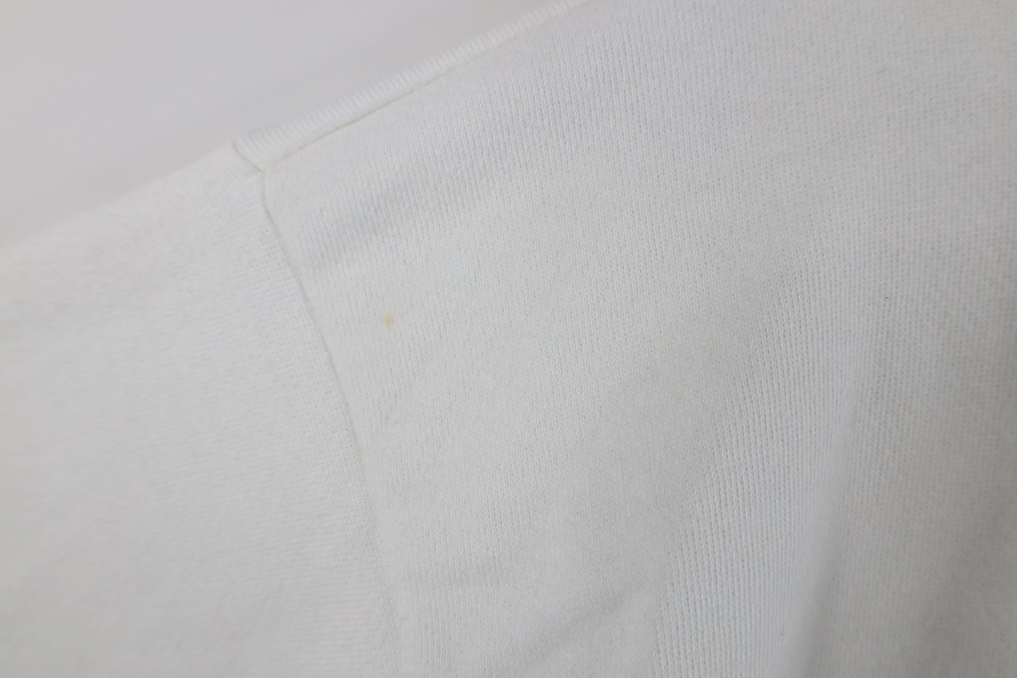 Guess × Vintage Vintage 80s Guess Rainbow Crewneck Sweatshirt White USA Size ONE SIZE - 10 Thumbnail