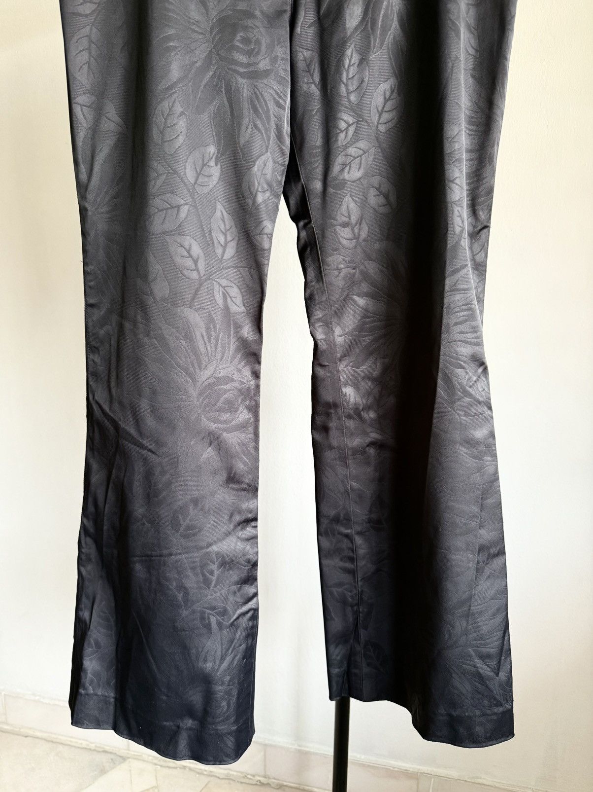 Jean Paul Gaultier Jean Paul Gaultier Femme Flare Black Flower Motive Size 28" / US 6 / IT 42 - 3 Thumbnail