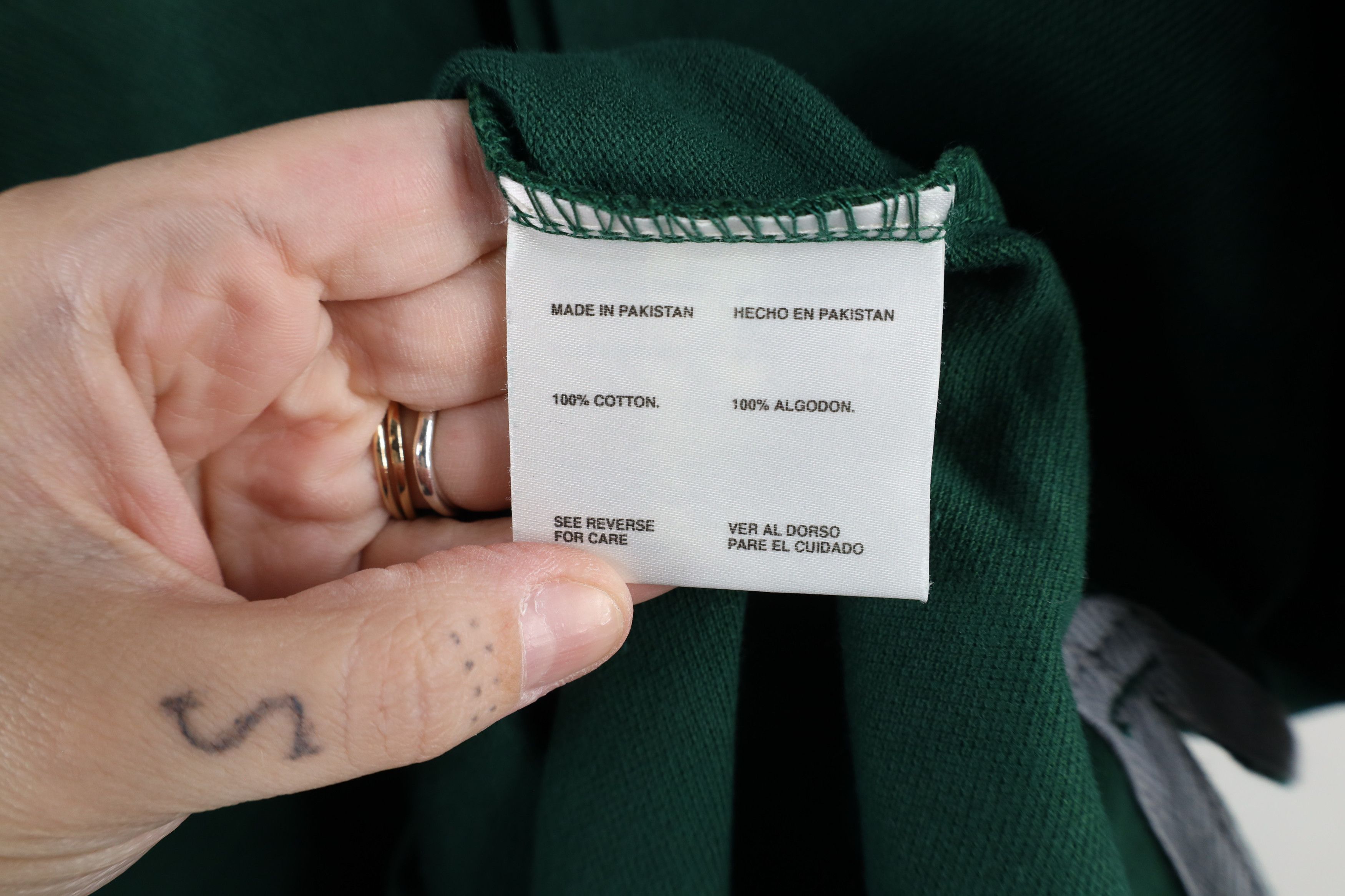 Starter × Vintage Vintage 90s Starter Out Blank Heavyweight Polo Shirt Green Size US XXL / EU 58 / 5 - 7 Thumbnail