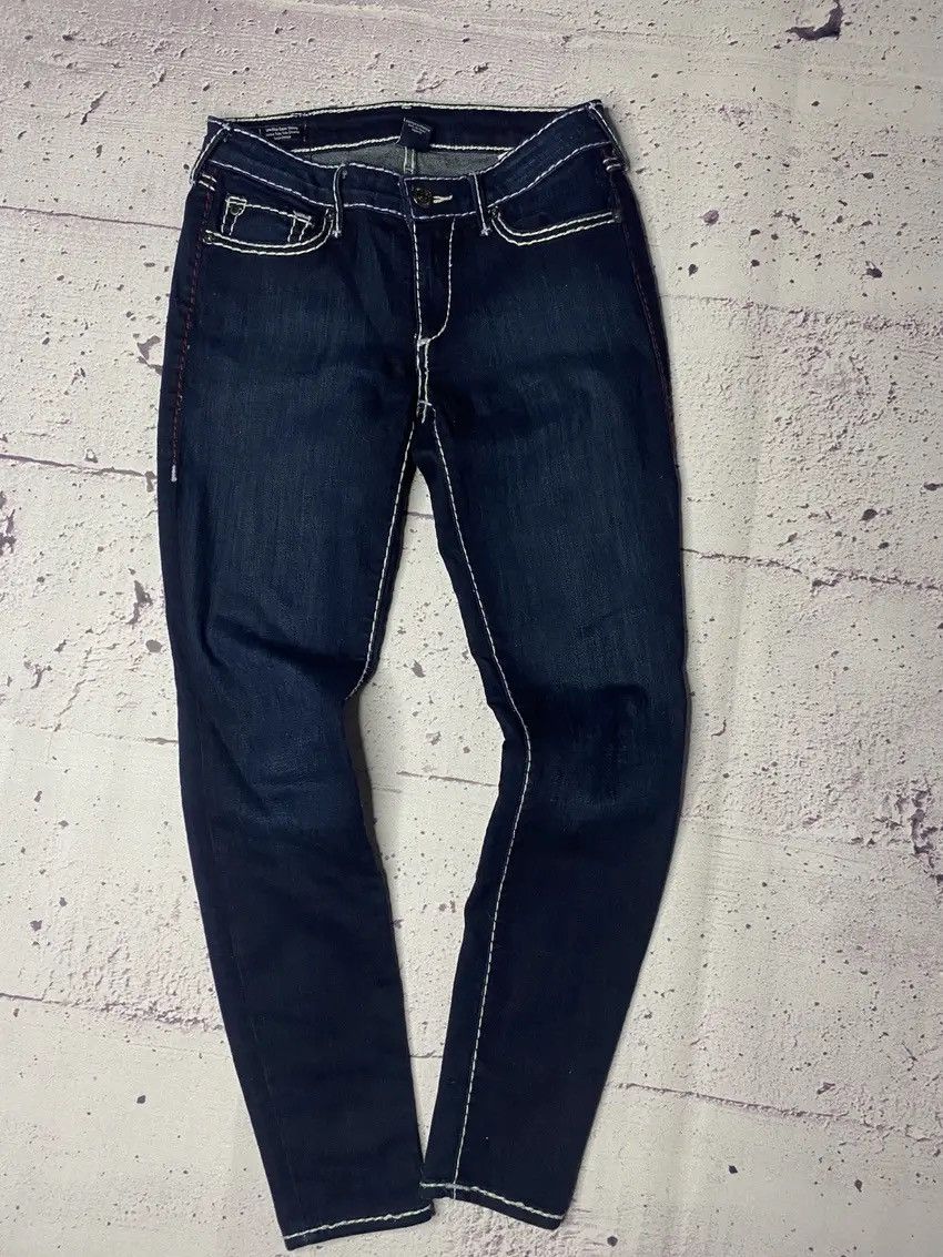 True Religion 👾Women's Vintage True Religion Jeans Pants Made In USA👾 Size 27" / US 4 / IT 40 - 2 Thumbnail
