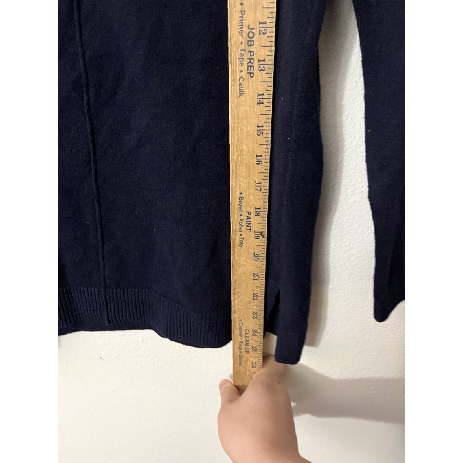 Talbots VINTAGE Talbots Women’s XS Navy Blue Long Sleeve Pullover Sweater Size XS / US 0-2 / IT 36-38 - 4 Thumbnail