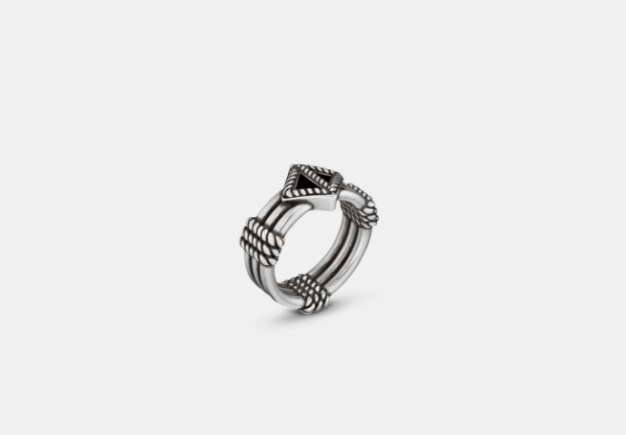 Dior o1w1db10525 Size : OS / R1977H CD Diamond Ring in Silver Size ONE SIZE - 1 Thumbnail