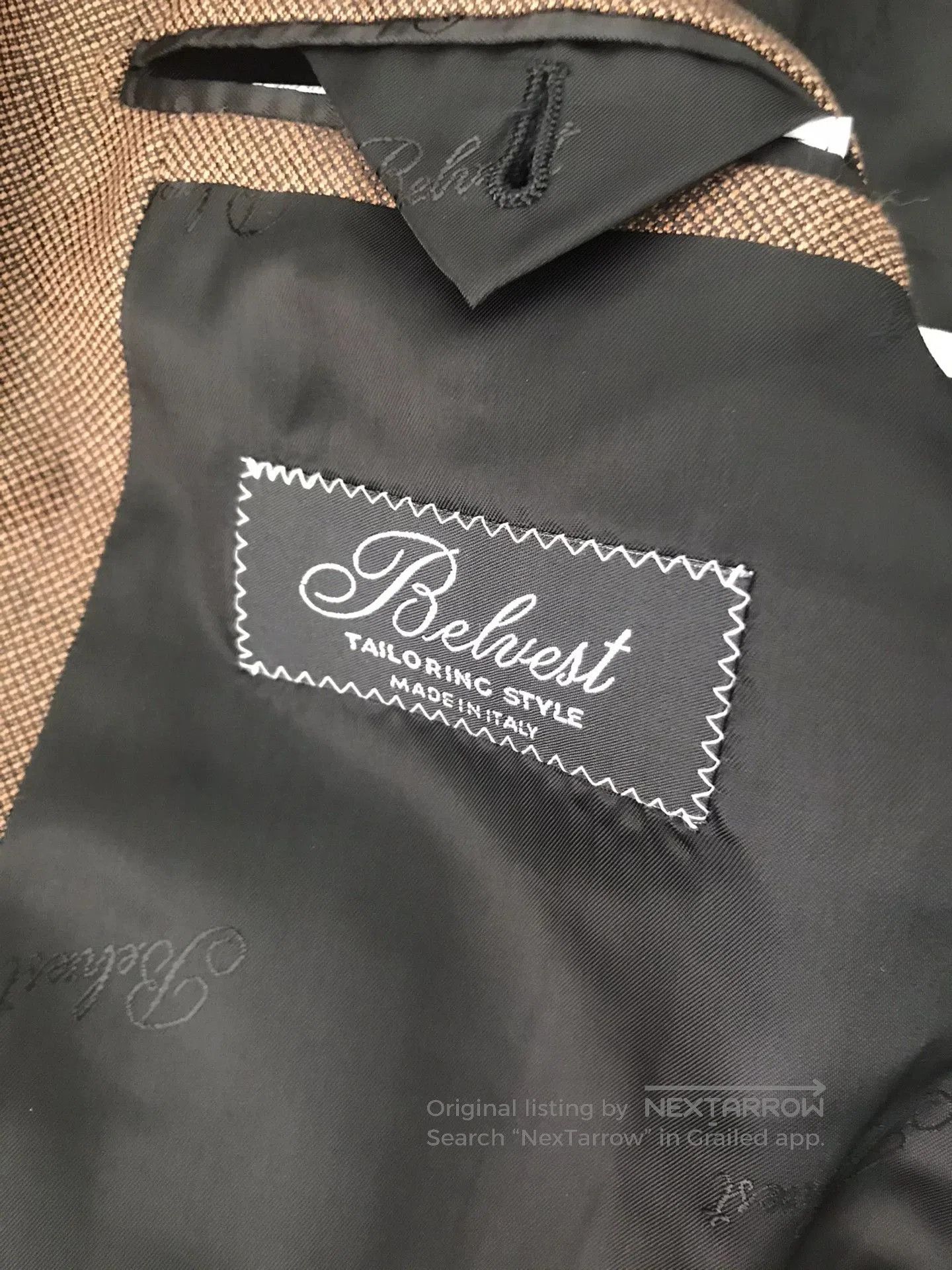 Ermenegildo Zegna Handmade Cashmere Suit by Belvest. Size US L / EU 52-54 / 3 - 7 Thumbnail