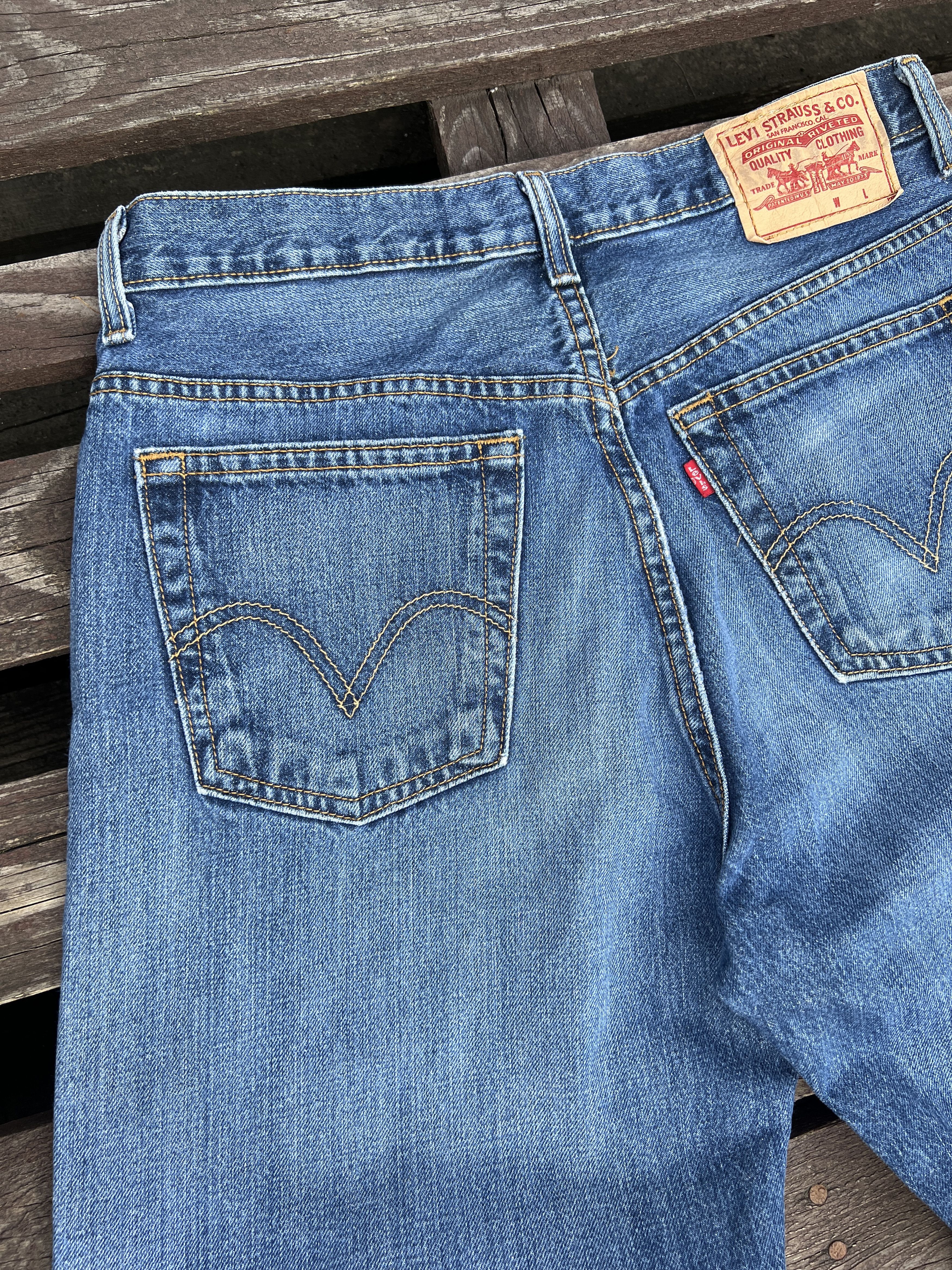Levi's Levis Relaxed Straight Relax Vintage Washed Denim Jeans Size US 32 / EU 48 - 3 Thumbnail