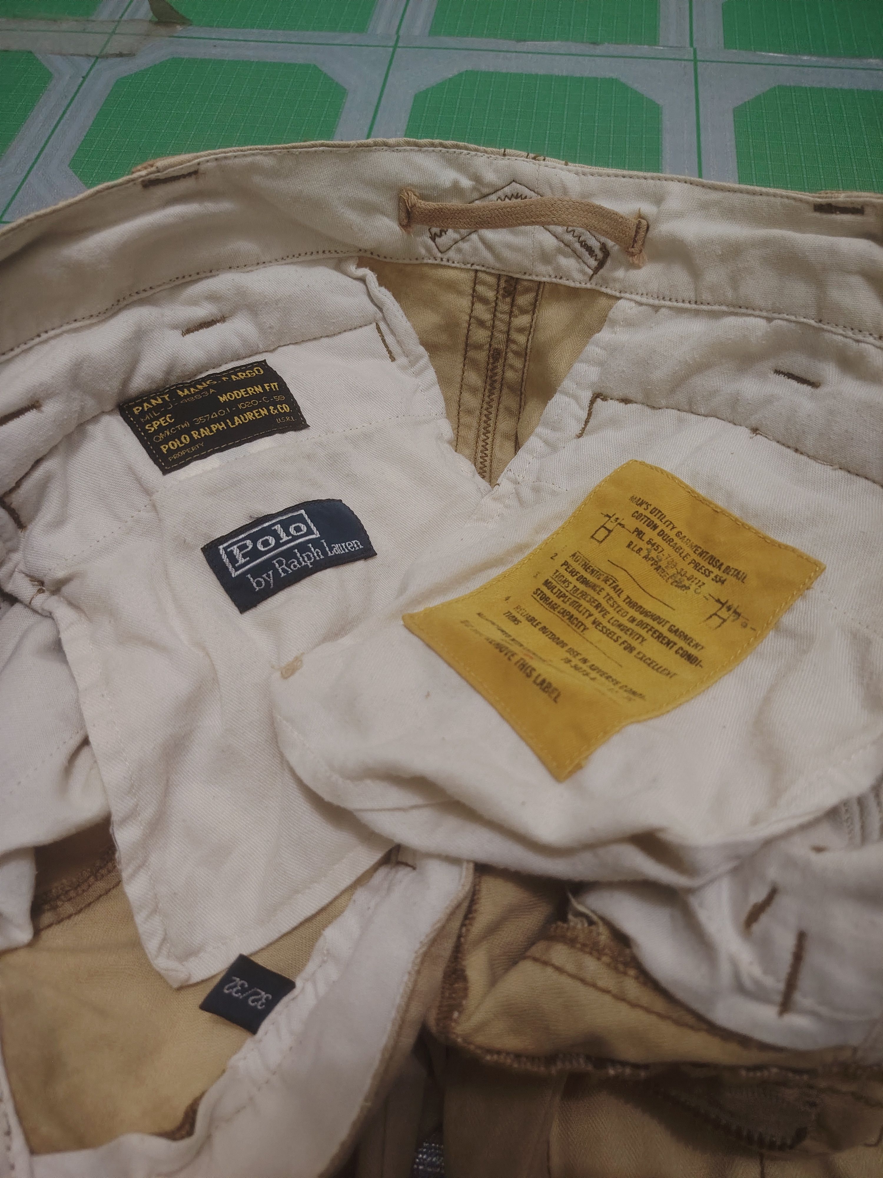 Polo Ralph Lauren Vtg Polo RL Multipocket distressed Bleachers Cargo Pants Size US 32 / EU 48 - 10 Thumbnail