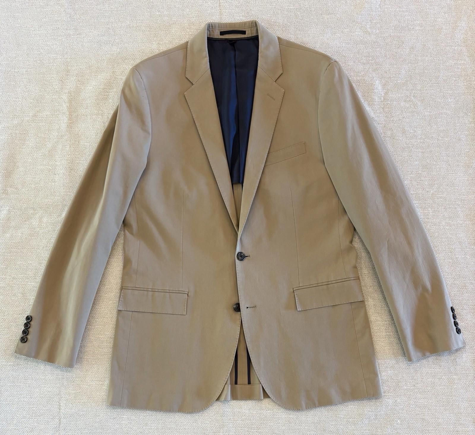 J.Crew J Crew Blazer Ludlow Jacket Woven Mens 42L Larusmiani Italy Size 42L - 1 Thumbnail