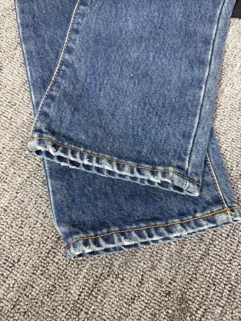 Saint Laurent Paris Saint Laurent Paris Cat Whisker Washed Blue Denim Pants i Size US 28 / EU 44 - 4 Thumbnail