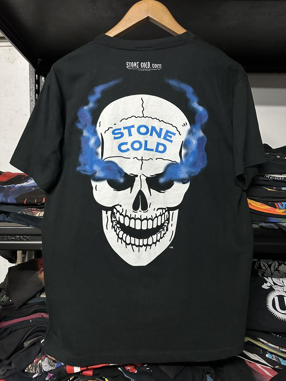 Vintage Vintage Stone Cold What? Wrestling Faded Tee Size US L / EU 52-54 / 3 - 1 Thumbnail