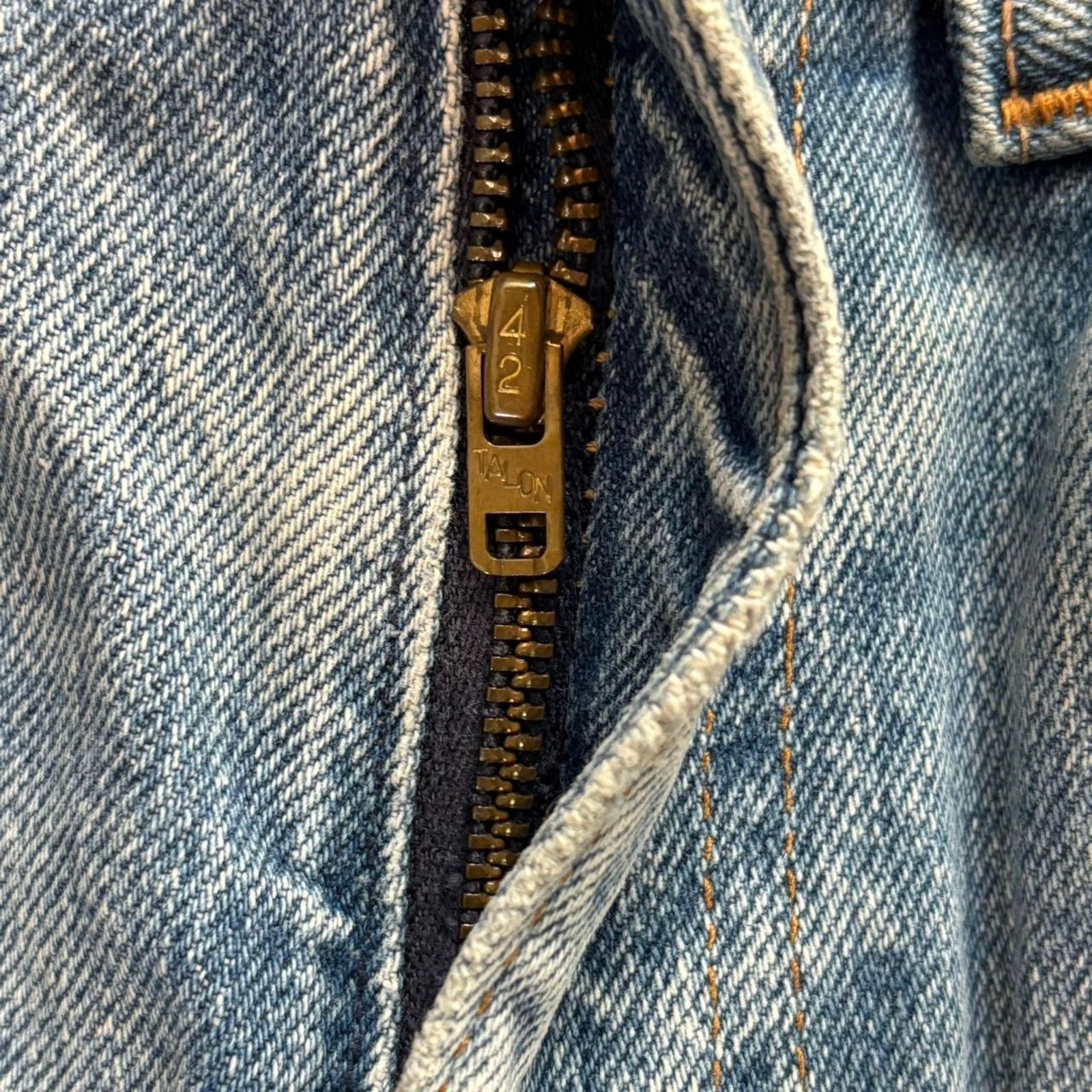 Levi's × Vintage Vintage 70s Levis Bell Bottoms Orange Tab Big E Distressed. Size 28" / US 6 / IT 42 - 6 Thumbnail