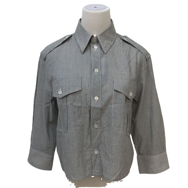 Celine Celine Striped Button Up Shirt Size 34 Size XS / US 0-2 / IT 36-38 - 1 Thumbnail