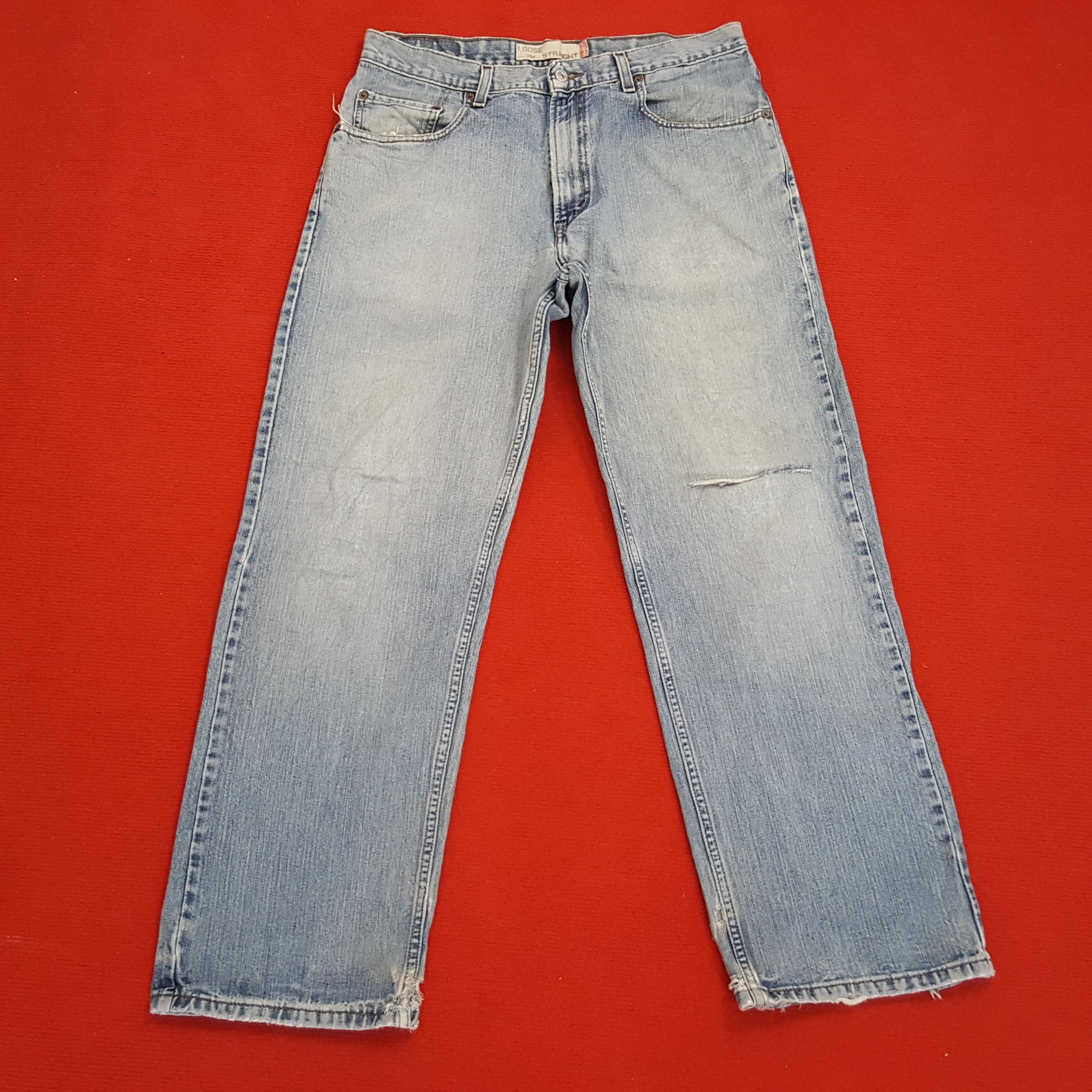Levi's × Vintage Levis Streetwear Style Distressed Jeans Size US 34 / EU 50 - 4 Thumbnail