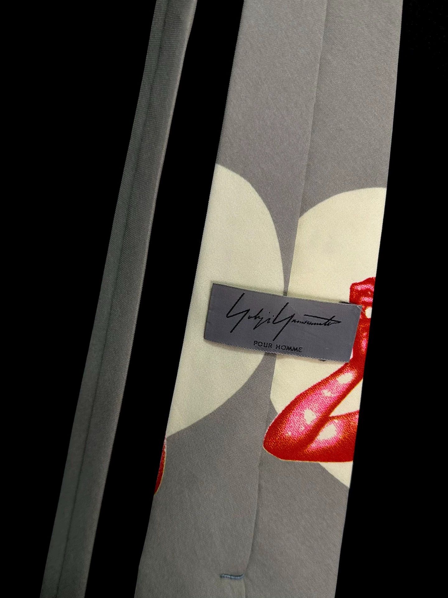 Yohji Yamamoto Yohji Yamamoto 91AW Telephone Girl Tie 140cm Size ONE SIZE - 3 Thumbnail