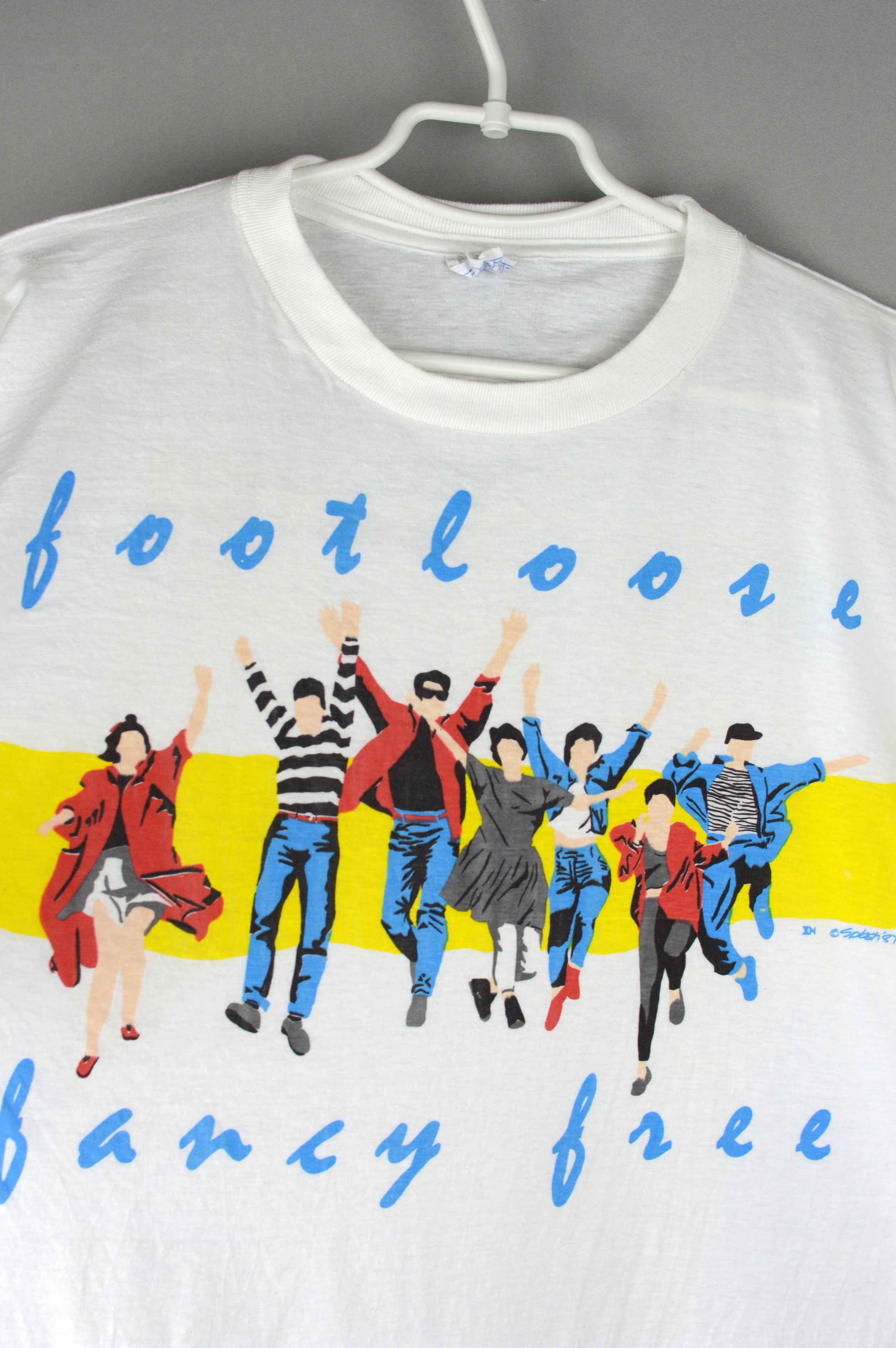 Vintage Vintage Rod Stewart Foot loose Fancy Free 1987 t shirt Size US XL / EU 56 / 4 - 2 Thumbnail
