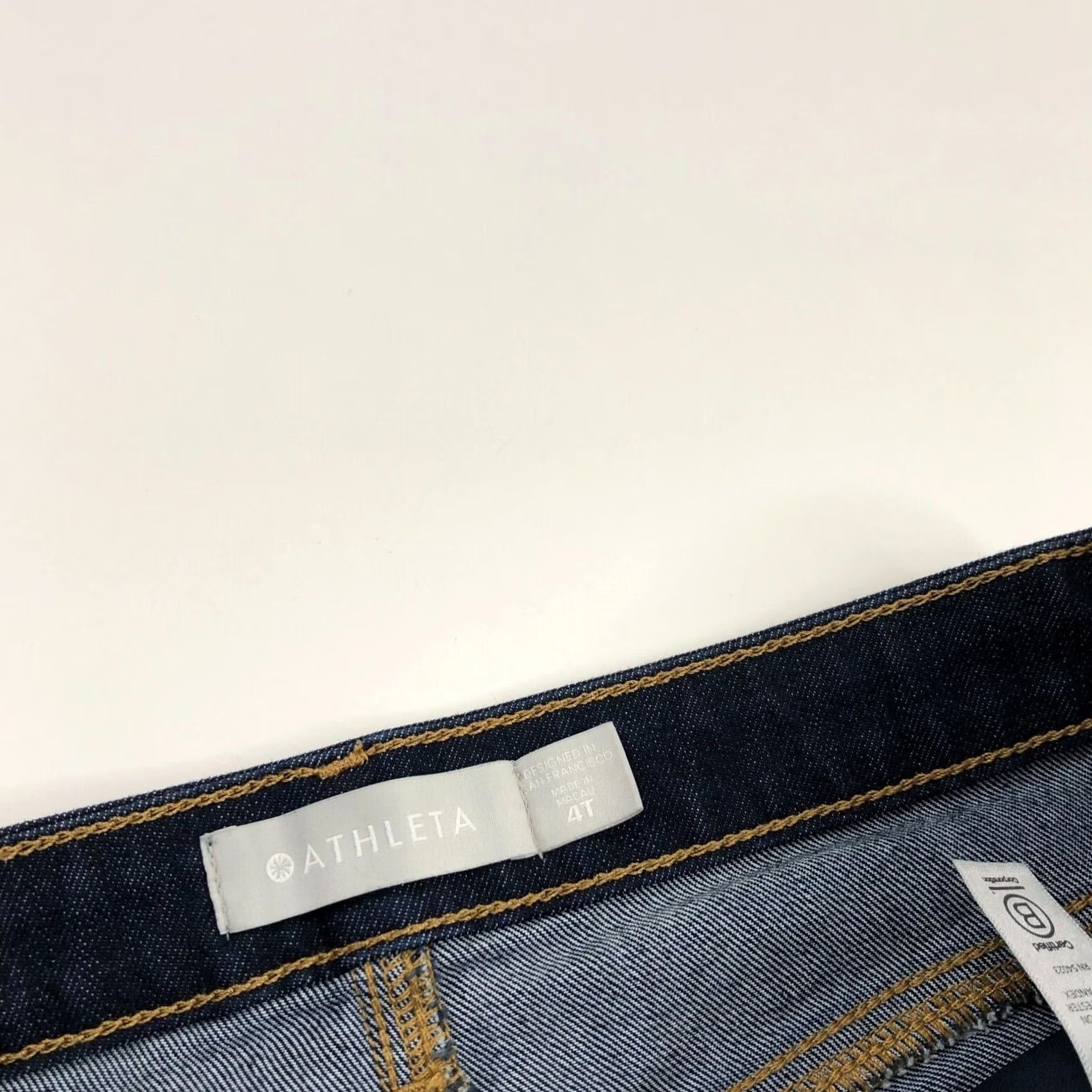 Athleta VINTAGE Athleta Sculptek 4T TALL Jeans Mid Rise Stretch Denim Raw Hem Skinny 28W 26L 5-Pocket Womens Girls Mens Size 27" / US 4 / IT 40 - 7 Thumbnail