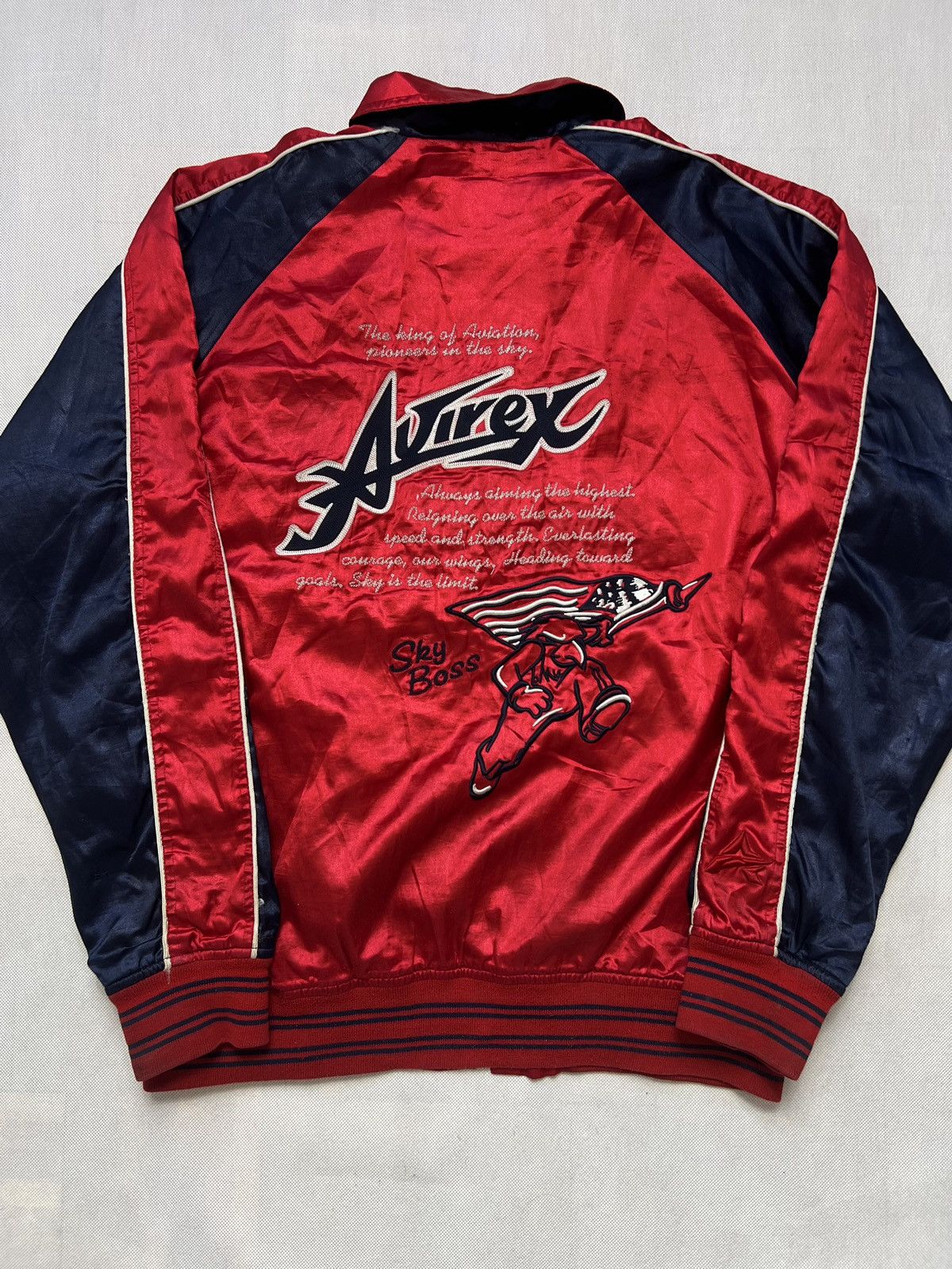 Avirex × Vintage Rare Jacket Avirex Sky Boss USA bomber vintage Size US L / EU 52-54 / 3 - 3 Thumbnail