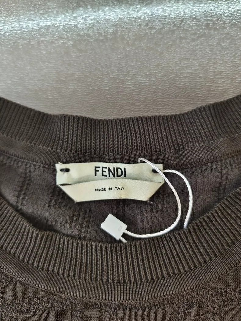 Fendi Fendi Double F full print knitted short sleeves Size US XS / EU 42 / 0 - 3 Thumbnail