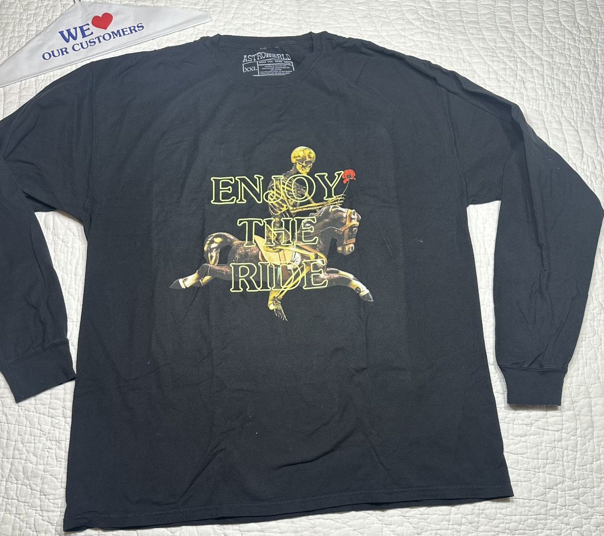 Travis Scott Travis Scott Astroworld Enjoy The Ride Long sleeve/2XL Size US XXL / EU 58 / 5 - 1 Thumbnail