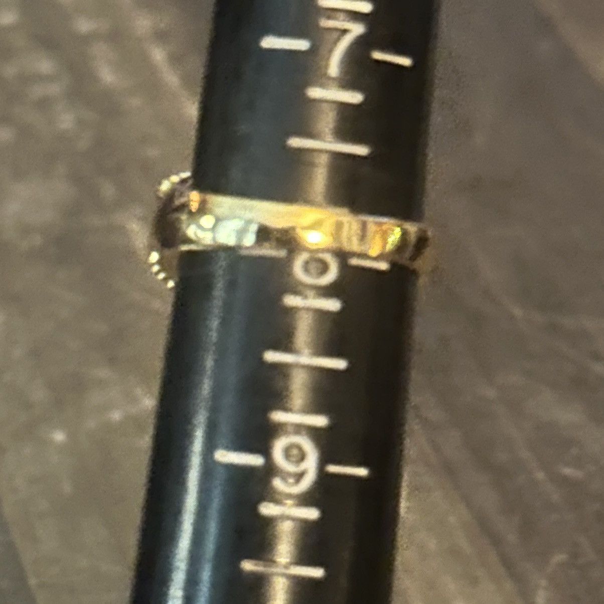 Other Gold tone purple gemstone and simulated diamonds ring Size ONE SIZE - 3 Thumbnail