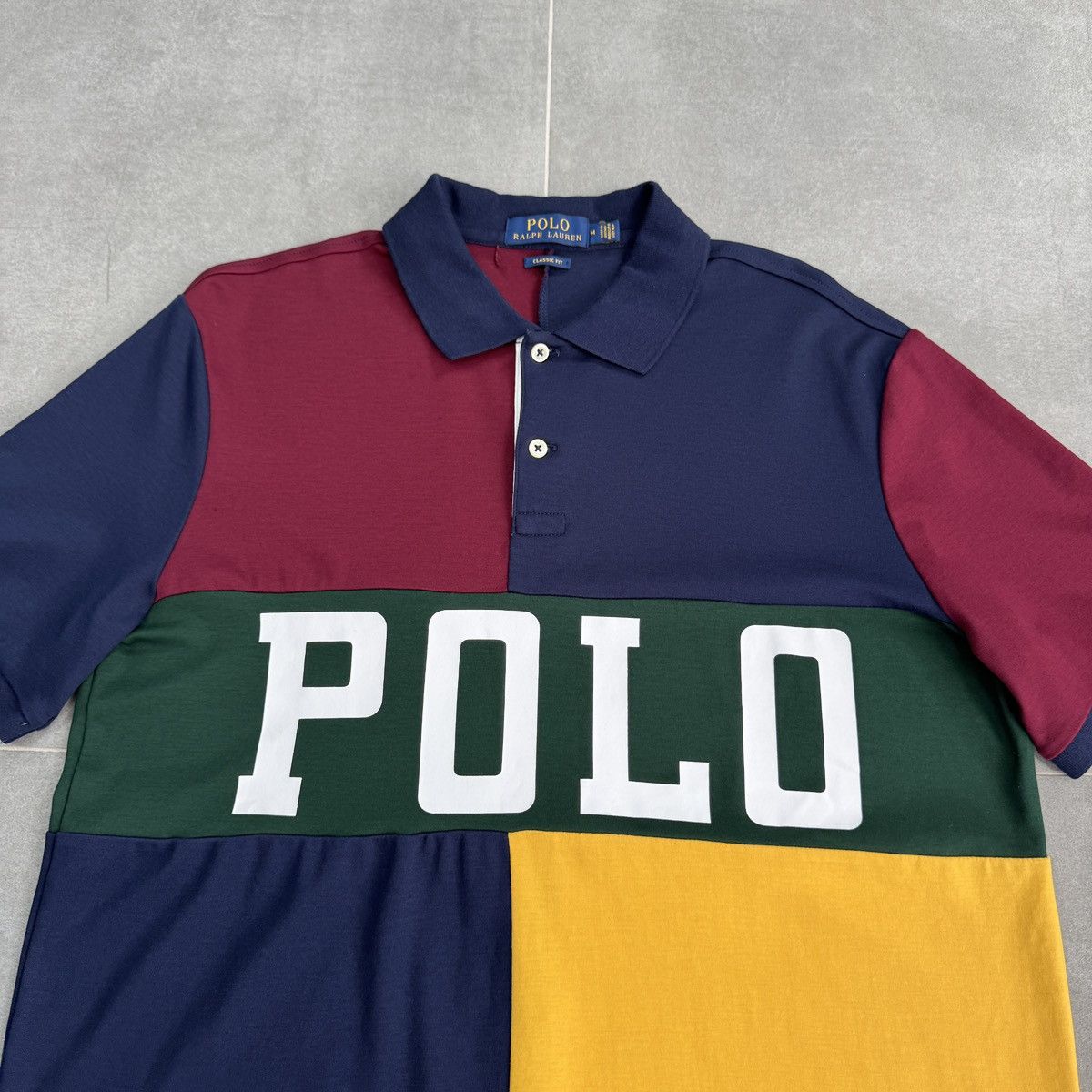 Polo Ralph Lauren Polo Ralph Lauren Multicolor Big Logo Polo Shirt Men Size M Size US M / EU 48-50 / 2 - 7 Thumbnail