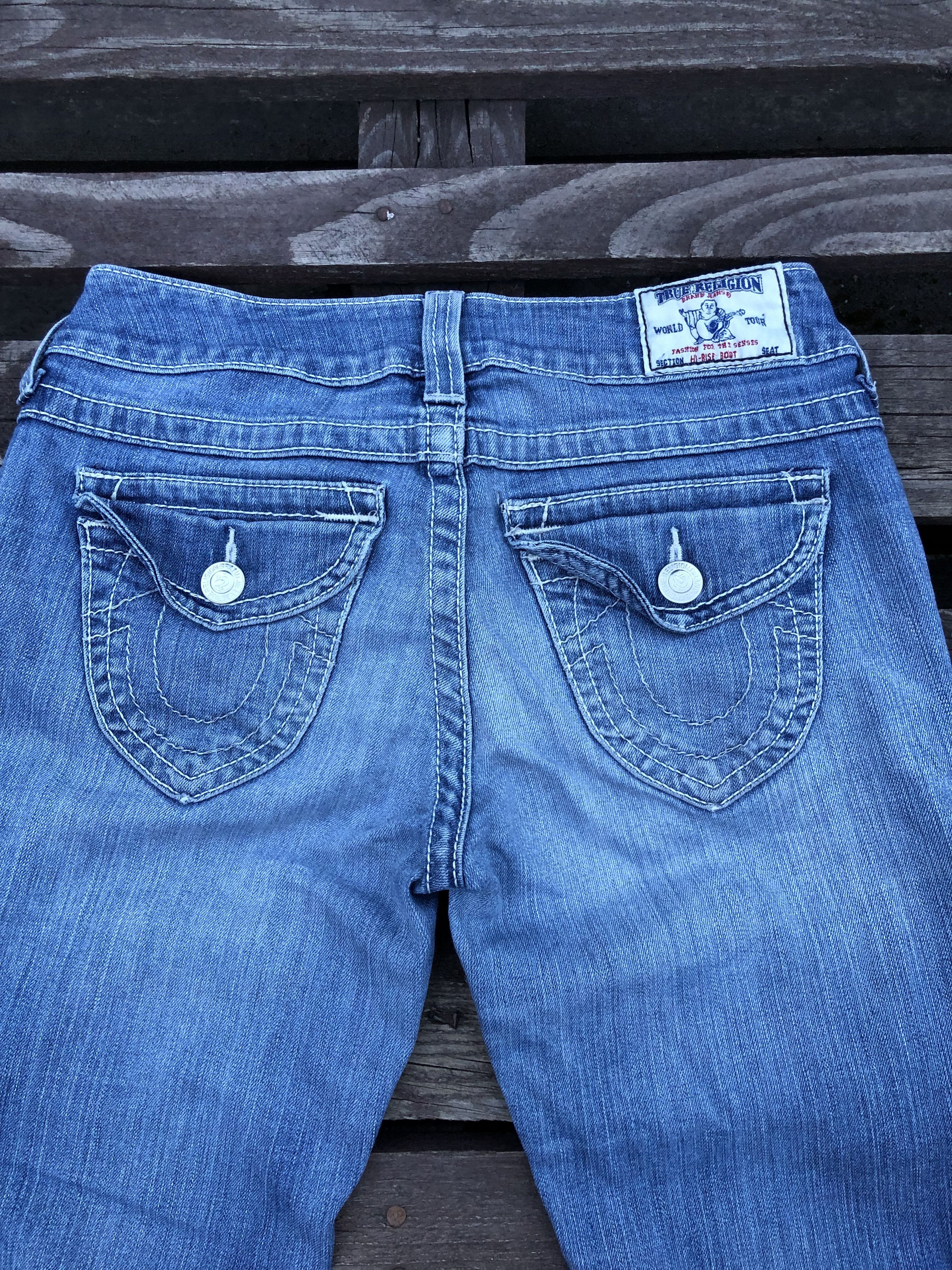True Religion True Religion Y2K Vintage Hi-Rise Boot Denim Jeans Size 28 Size 28" / US 6 / IT 42 - 17 Thumbnail