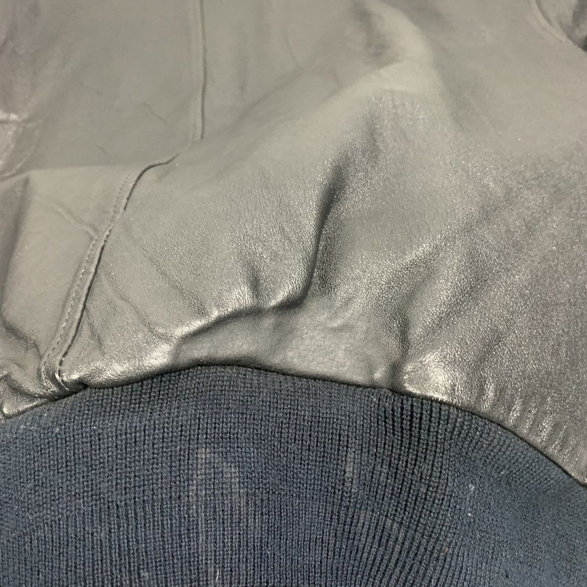 Genuine Leather Black Leather Flight Jacket Authentic Type A-2E Tech Size L Size US L / EU 52-54 / 3 - 18 Thumbnail