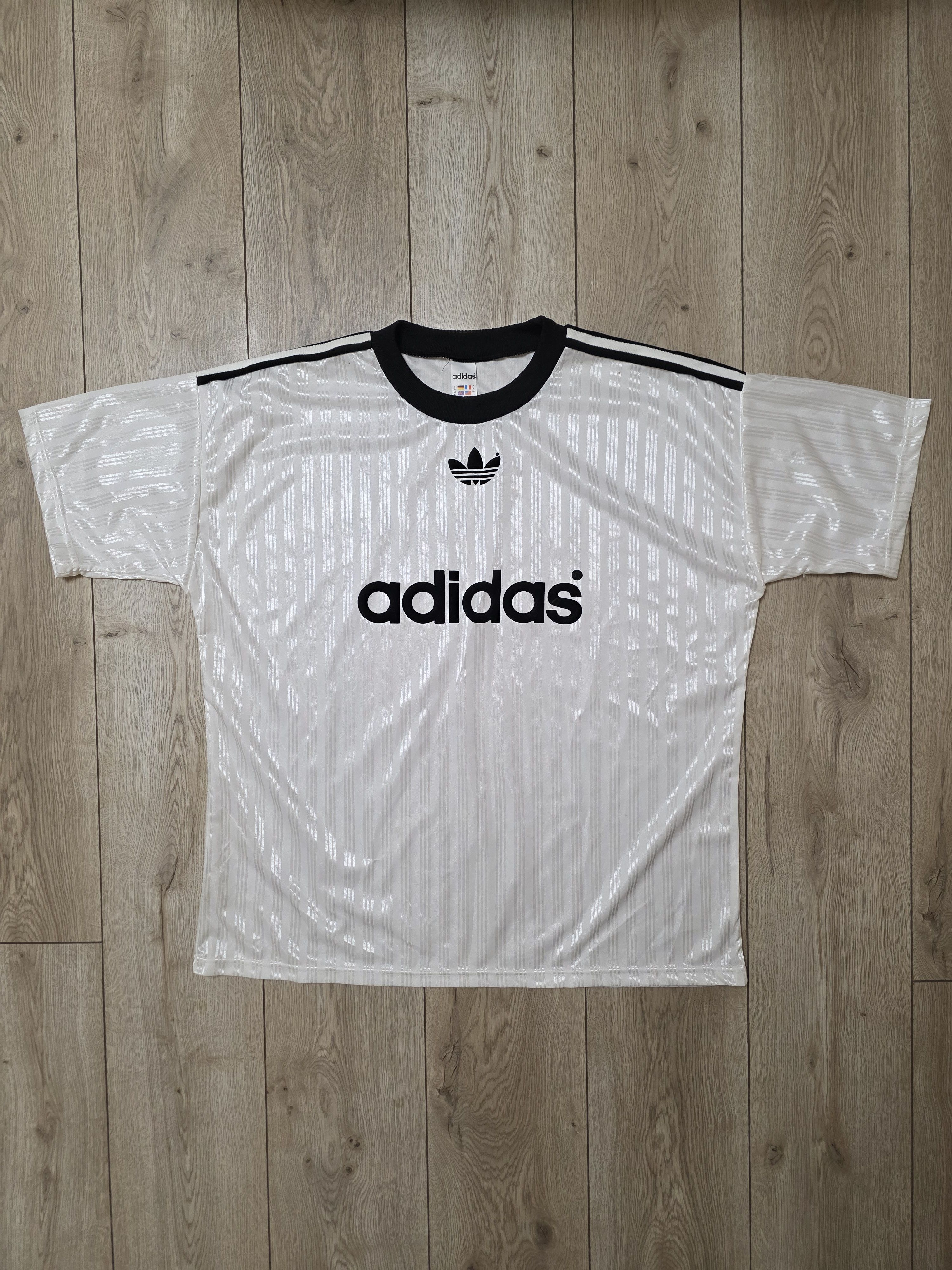 Adidas ADIDAS BIG LOGO VINTAGE 90S FOOTBALL SHIRT SOCCER JERSEY Size US XL / EU 56 / 4 - 1 Thumbnail