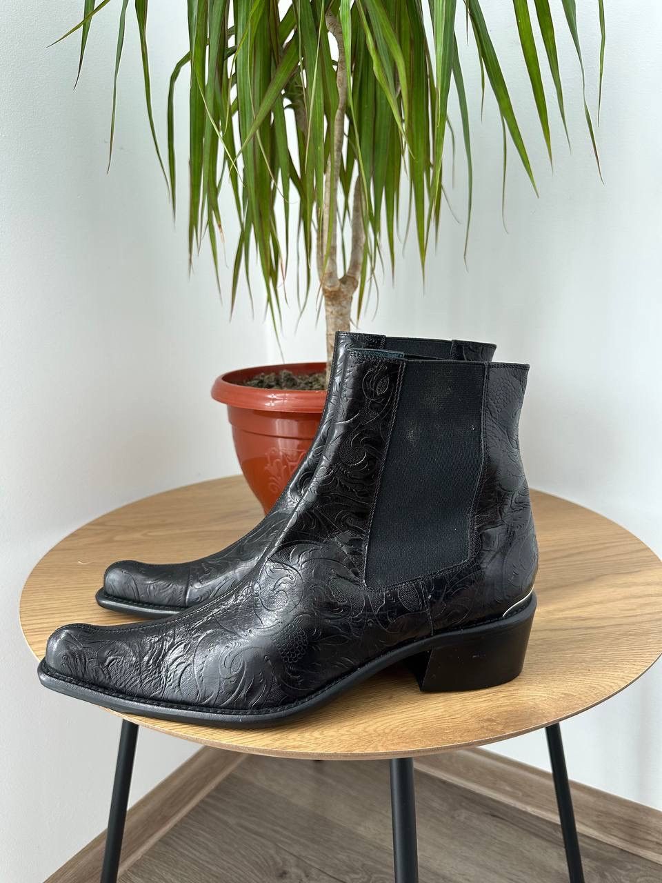 Japanese Brand × Vintage Vintage Japanese Coccinelle Kozak Men’s Black Boots Size US 7 / EU 40 - 15 Thumbnail