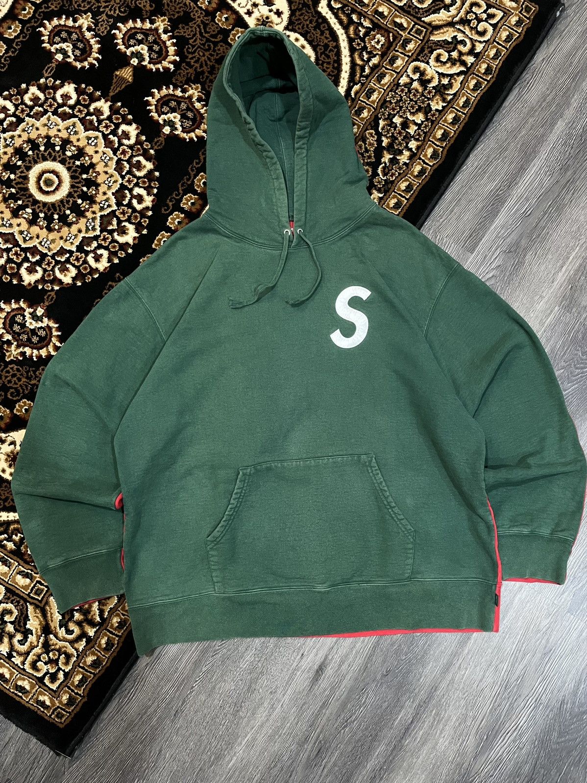Supreme Supreme Logo S Hoodie Size US XL / EU 56 / 4 - 1 Thumbnail