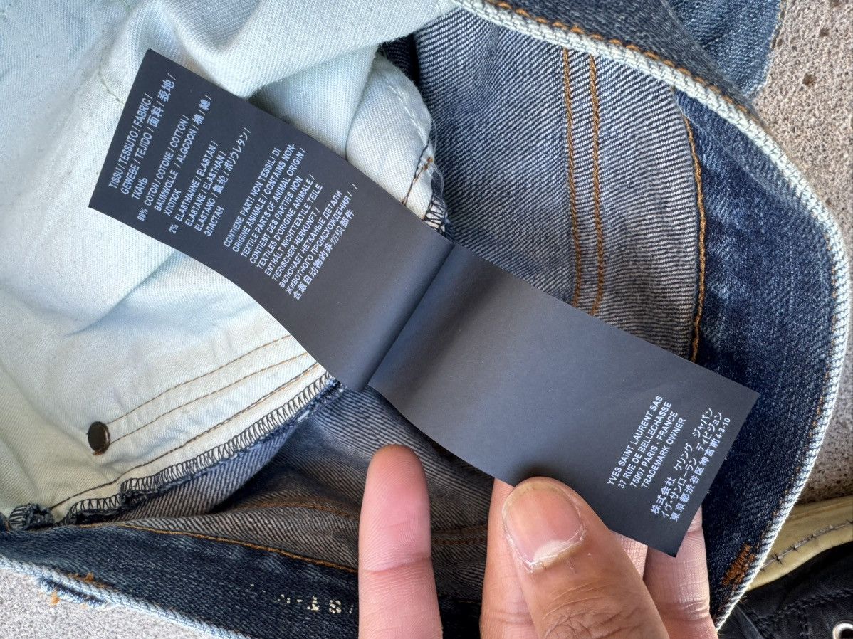 Saint Laurent Paris Saint Laurent Indigo Skinny Jeans Size US 30 / EU 46 - 5 Thumbnail