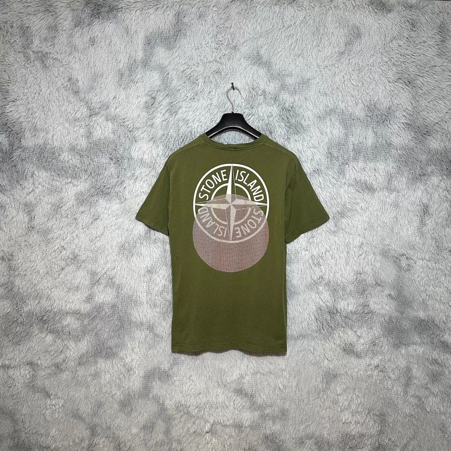 Stone Island Stone Island Large Back Logo T-Shirt Size US XL / EU 56 / 4 - 1 Thumbnail