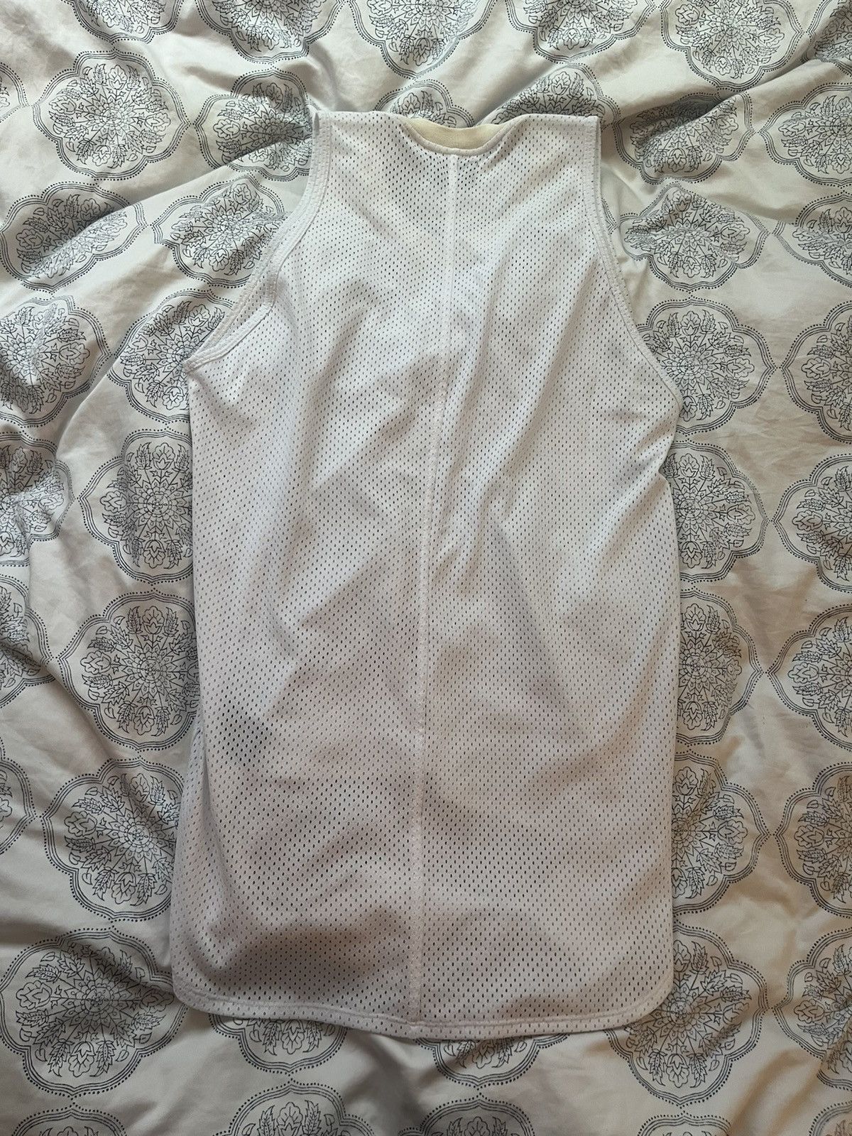 Fear of God Fear of God Main Label White Mesh Jersey Size US M / EU 48-50 / 2 - 2 Thumbnail
